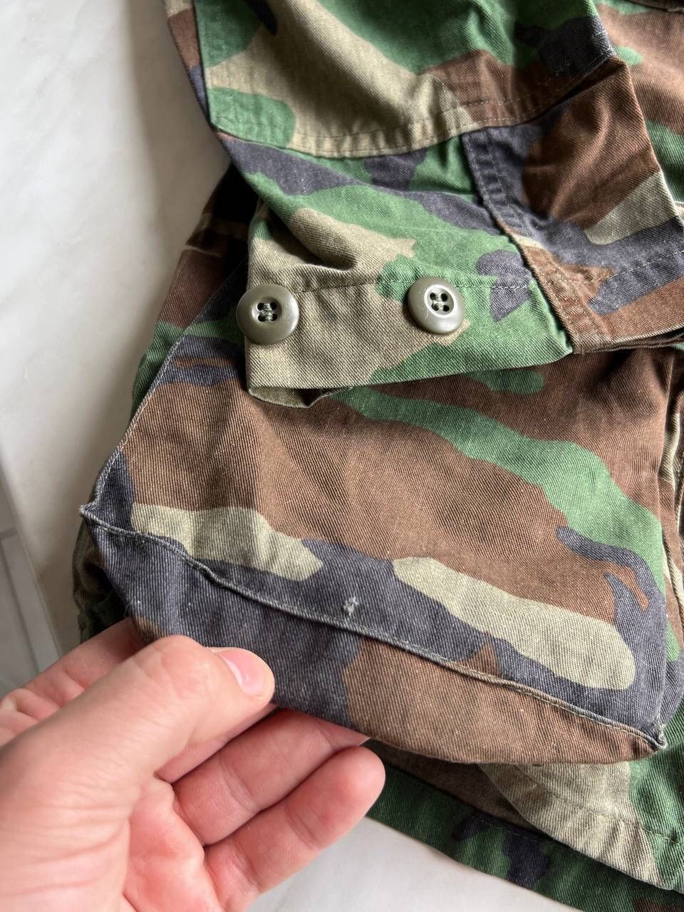 Vintage Vintage Camo US Army Jacket 90s Military Multi Pockets Cargo Size US S / EU 44-46 / 1 - 8 Thumbnail