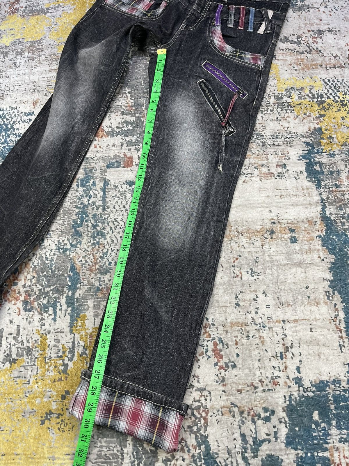 Hysteric Glamour Double Focus Distressed Double Waist Denim Size US 30 / EU 46 - 10 Thumbnail