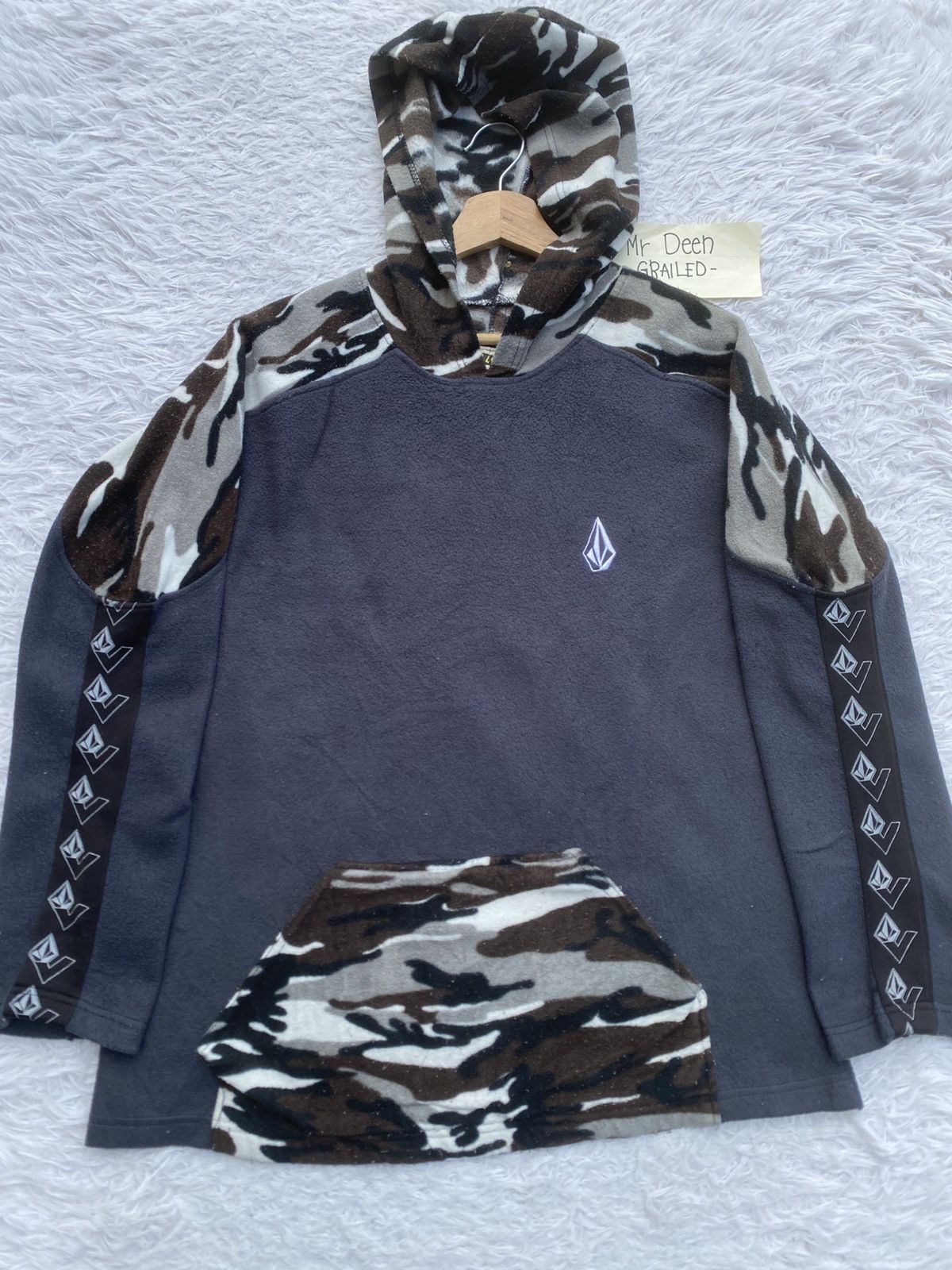 Volcom Rare Volcom Fleece Grey Hoodie Size US L / EU 52-54 / 3 - 5 Thumbnail