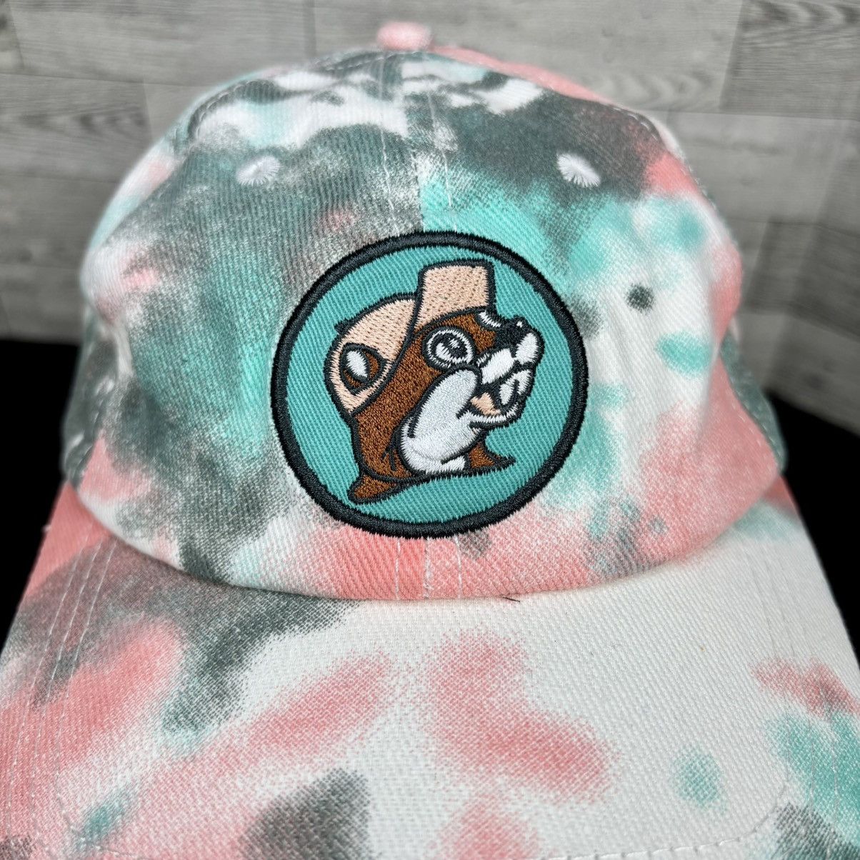 Other Bucees Beaver Baseball Hat Tie Dye Strap Back Cap Adjustable Size ONE SIZE - 7 Thumbnail