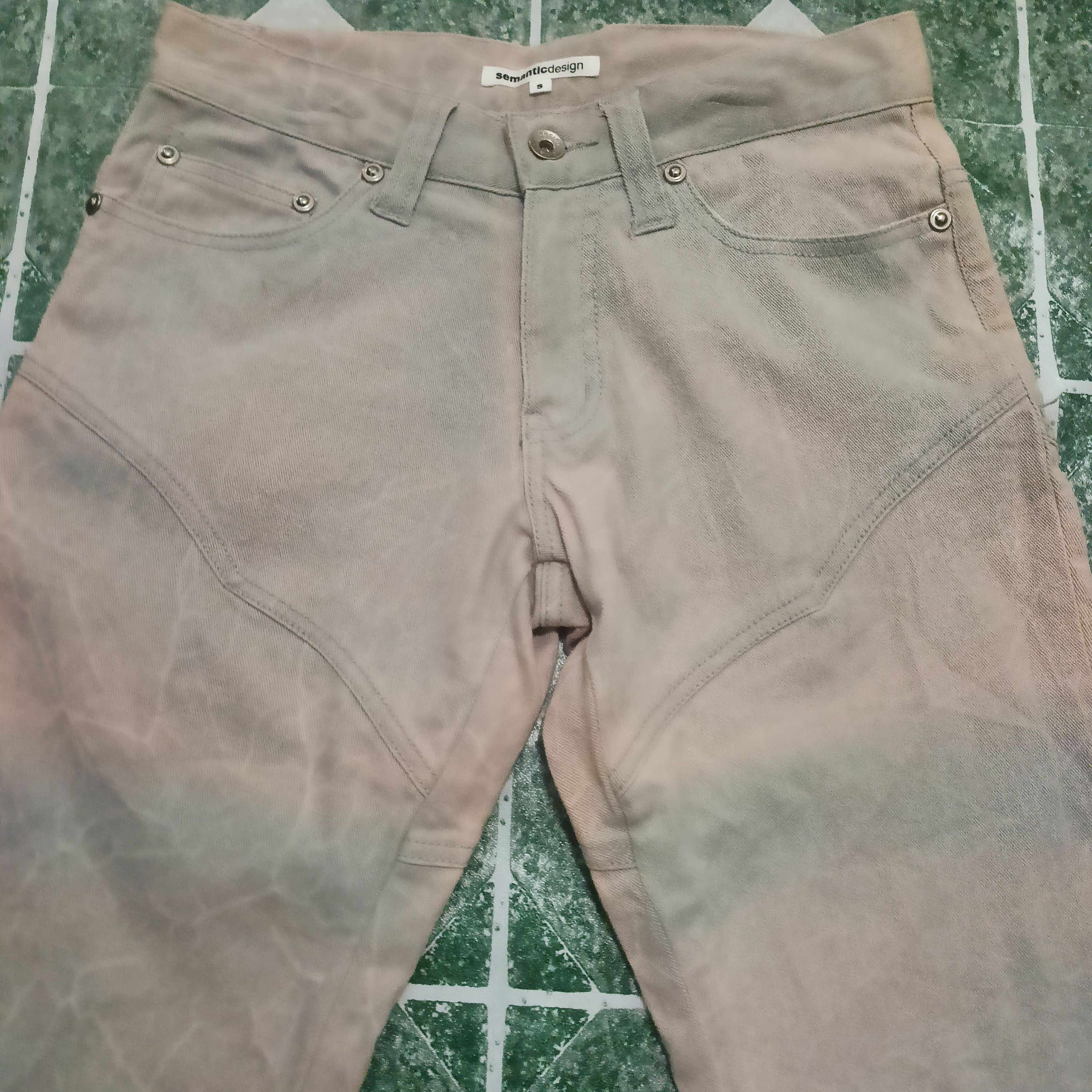 If Six Was Nine Rare Semantic Design Flared Pants Bootcut two tons colour Size US 29 - 10 Thumbnail