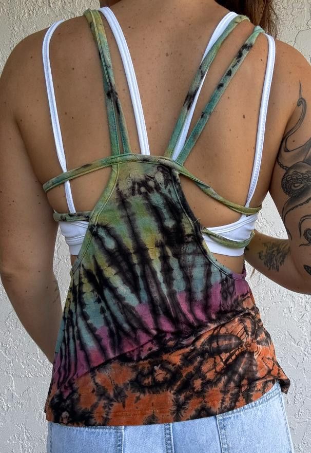 Designer Rising International Tie Dye Tank Top S Size S / US 4 / IT 40 - 3 Thumbnail