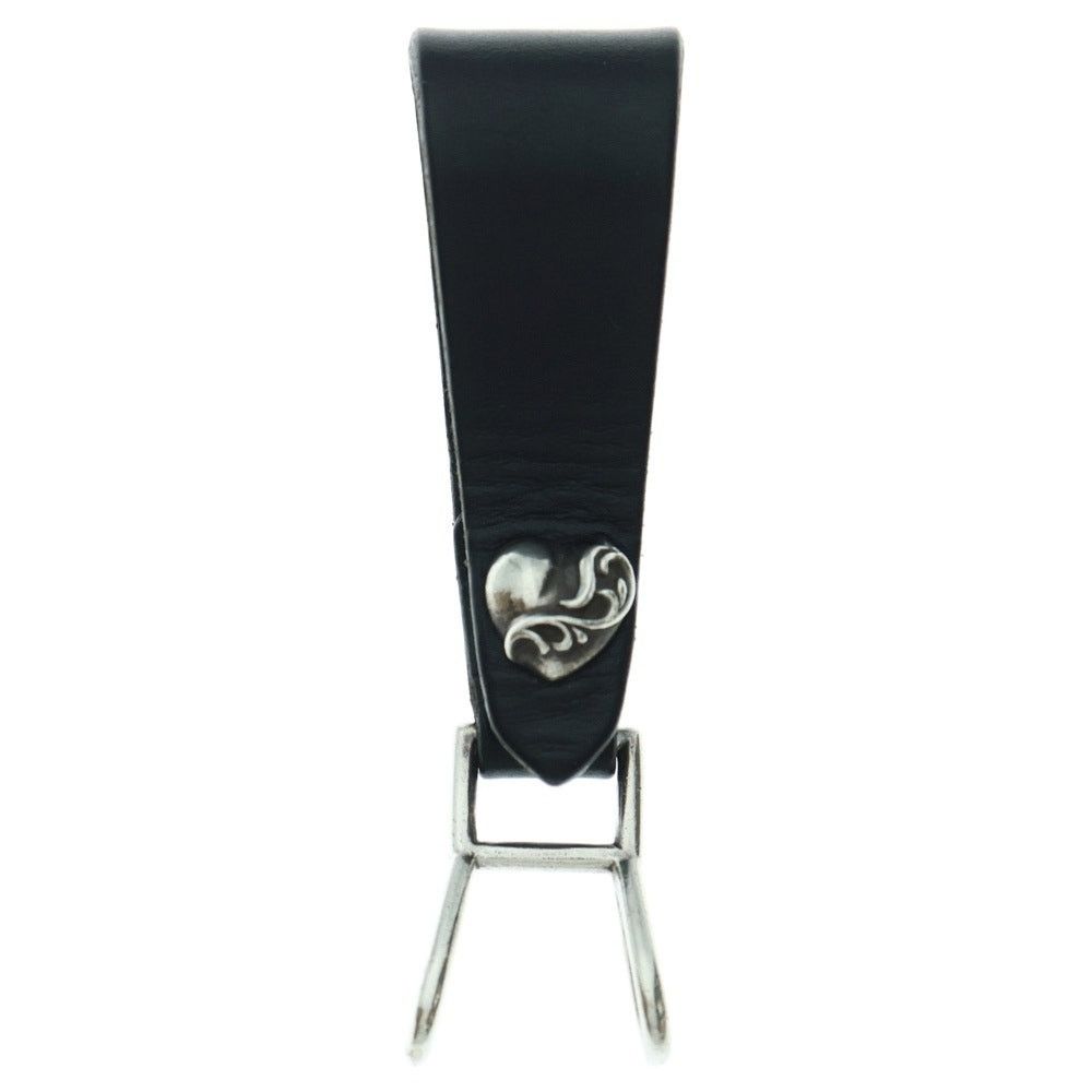 Chrome Hearts CHROME HEARTS Heart Button Leather Belt Loop Size ONE SIZE - 1 Thumbnail