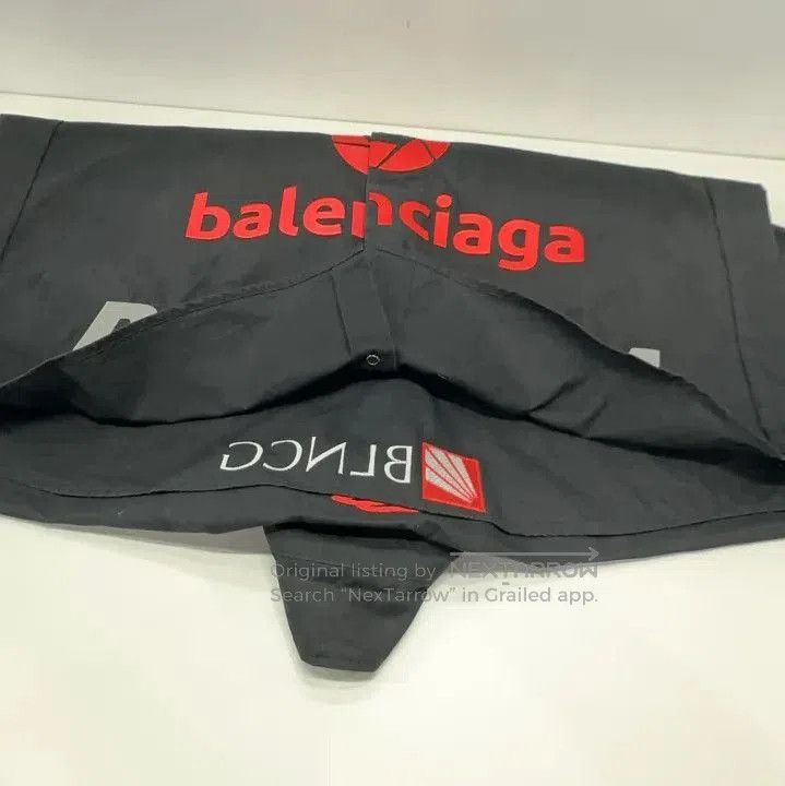 Balenciaga Balenciaga Black Embroidered Logo Short Sleeve Shirt. Size US M / EU 48-50 / 2 - 6 Thumbnail