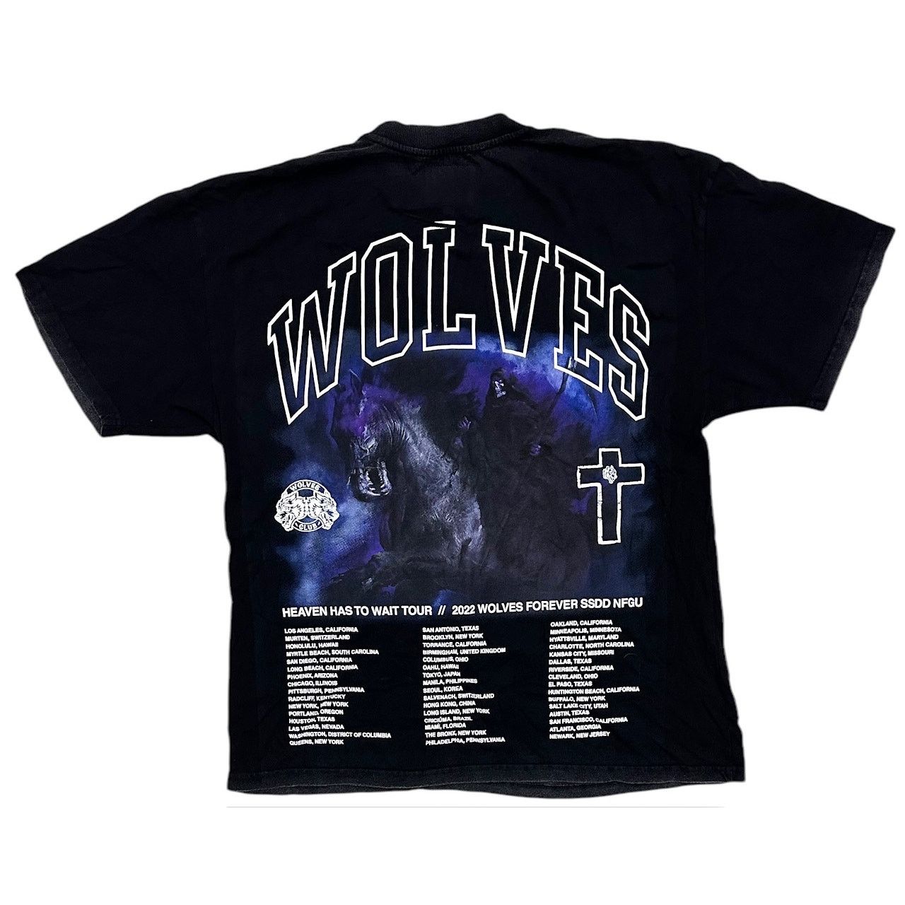 Darc Sport Darc Sport Oversized T-Shirt Wolves Death Tour Vintage Size US L / EU 52-54 / 3 - 1 Thumbnail