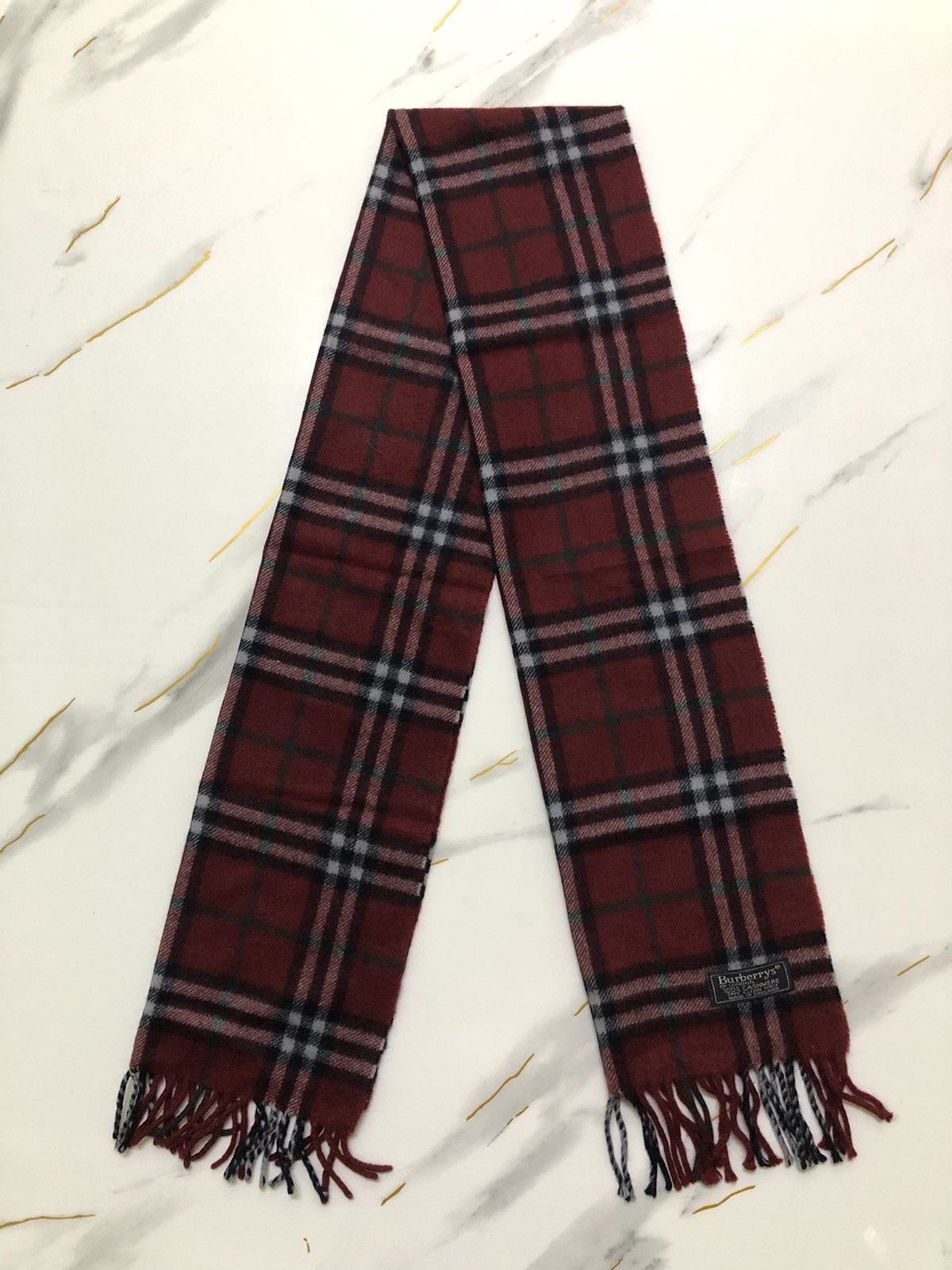 Burberry Vintage Burberrys Muffler Scarf Size ONE SIZE - 6 Thumbnail