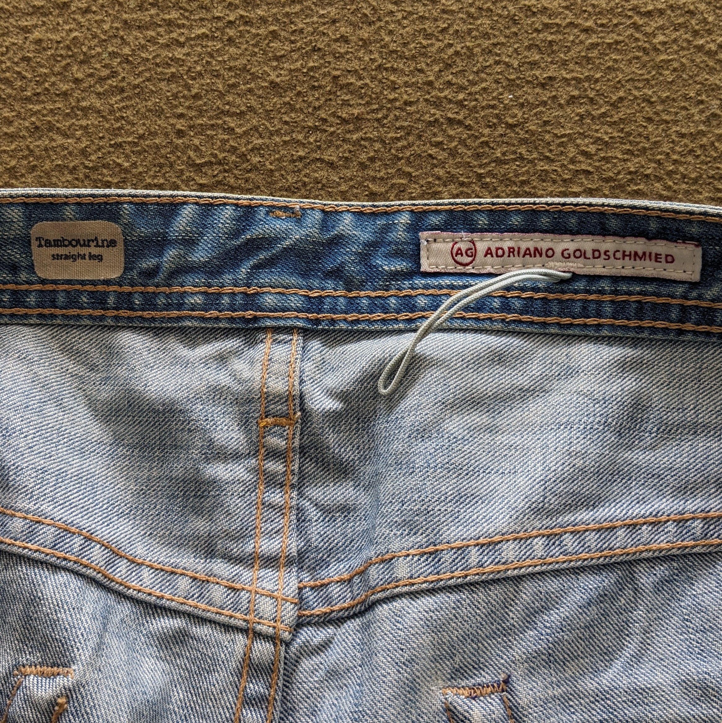 Vintage Vintage ADRIANO GOLDSCHMIED Italian Fashion Designer Jeans Size US 36 / EU 52 - 12 Thumbnail