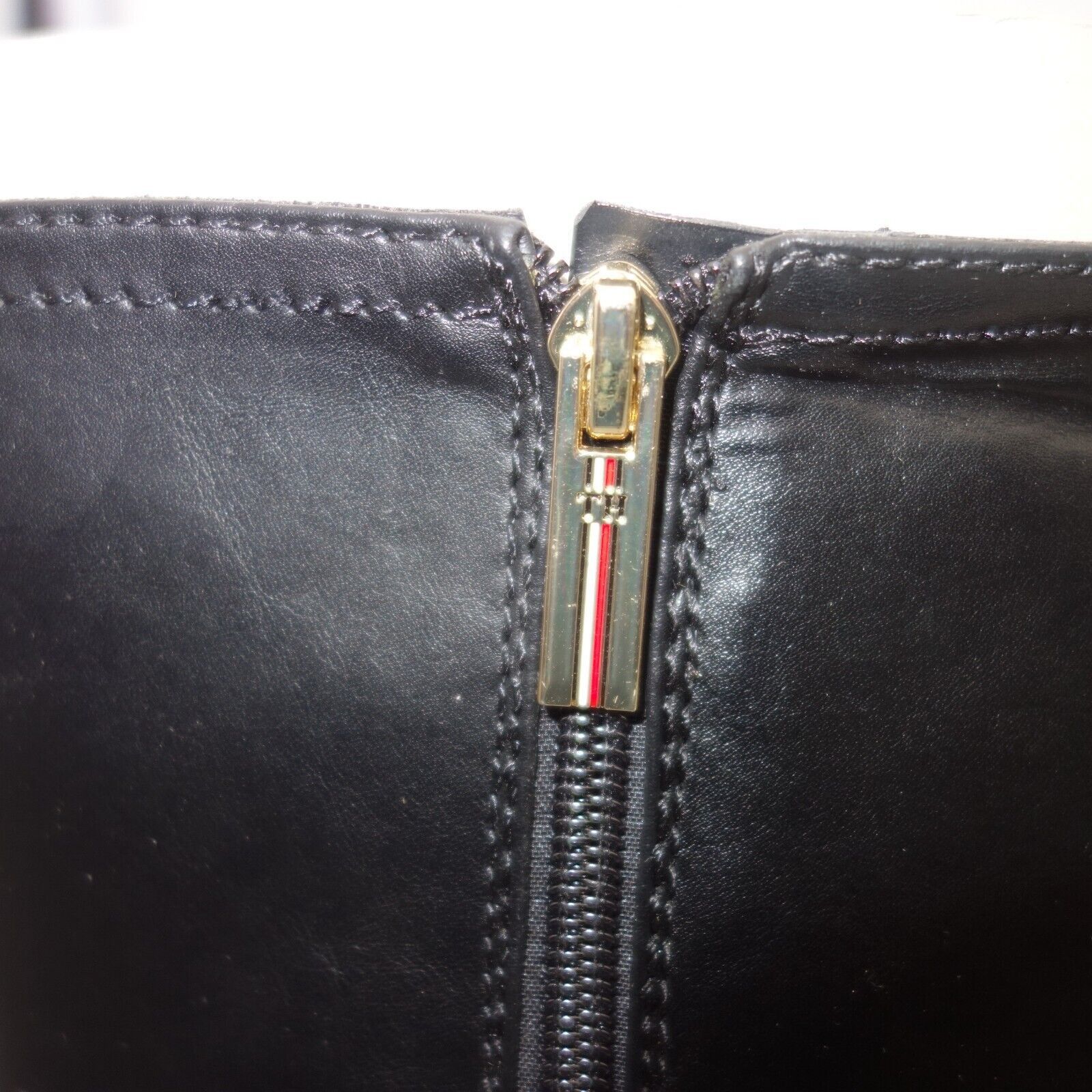 Tommy Hilfiger NEW Tommy Hilfiger Imina Black Knee High Riding Boot Size US 6.5 / IT 36.5 - 8 Thumbnail