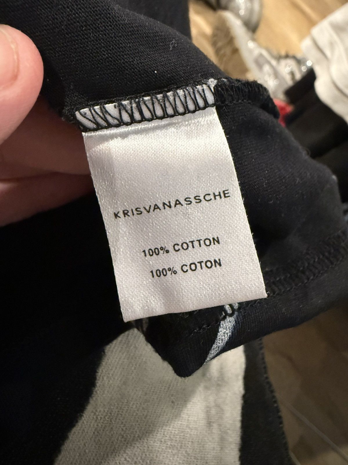 Kris Van Assche Kris Van Assche Houndstooth Tee Size US S / EU 44-46 / 1 - 3 Thumbnail