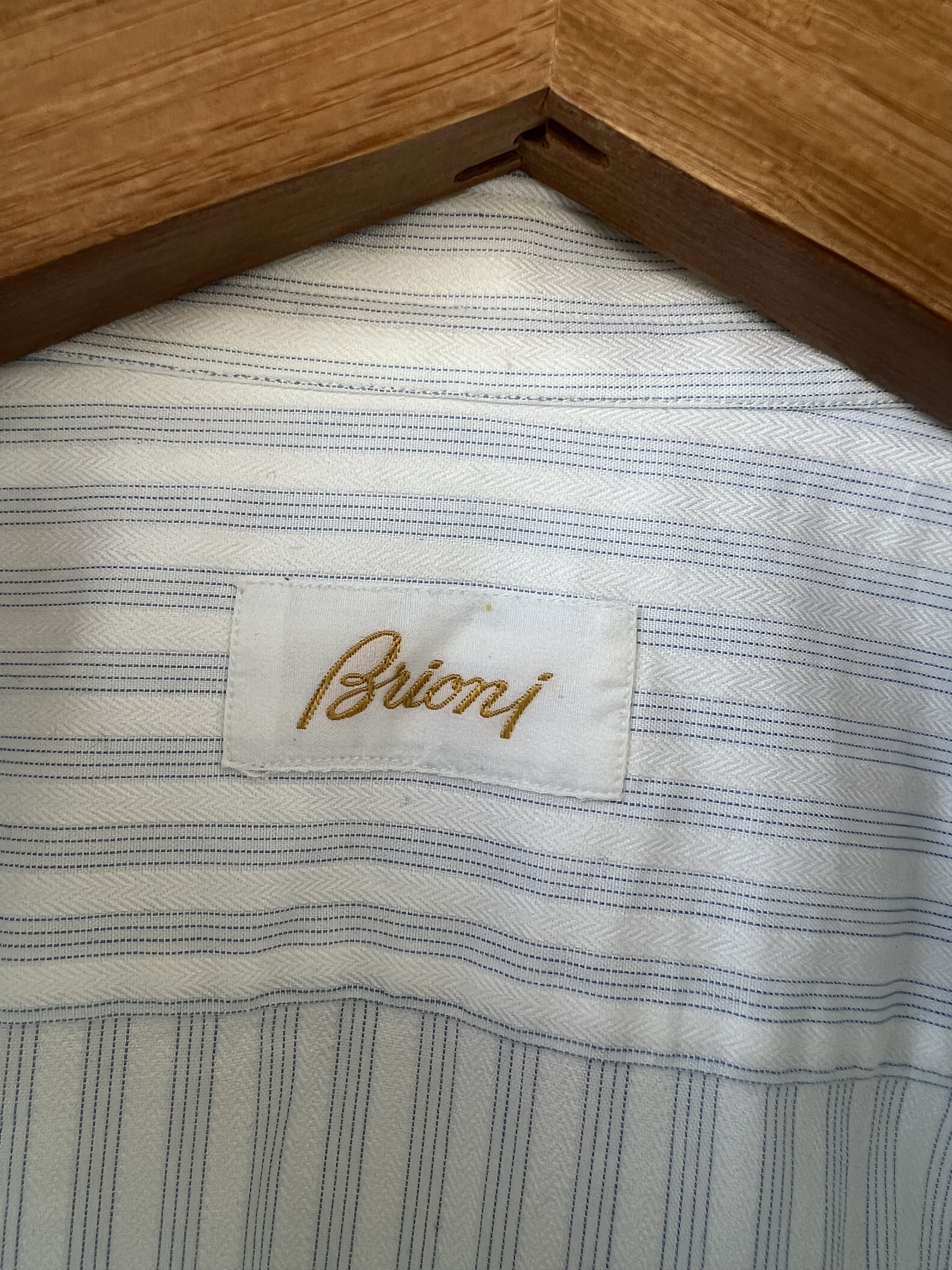 Brioni Brioni Shirt 17 Size US L / EU 52-54 / 3 - 2 Thumbnail