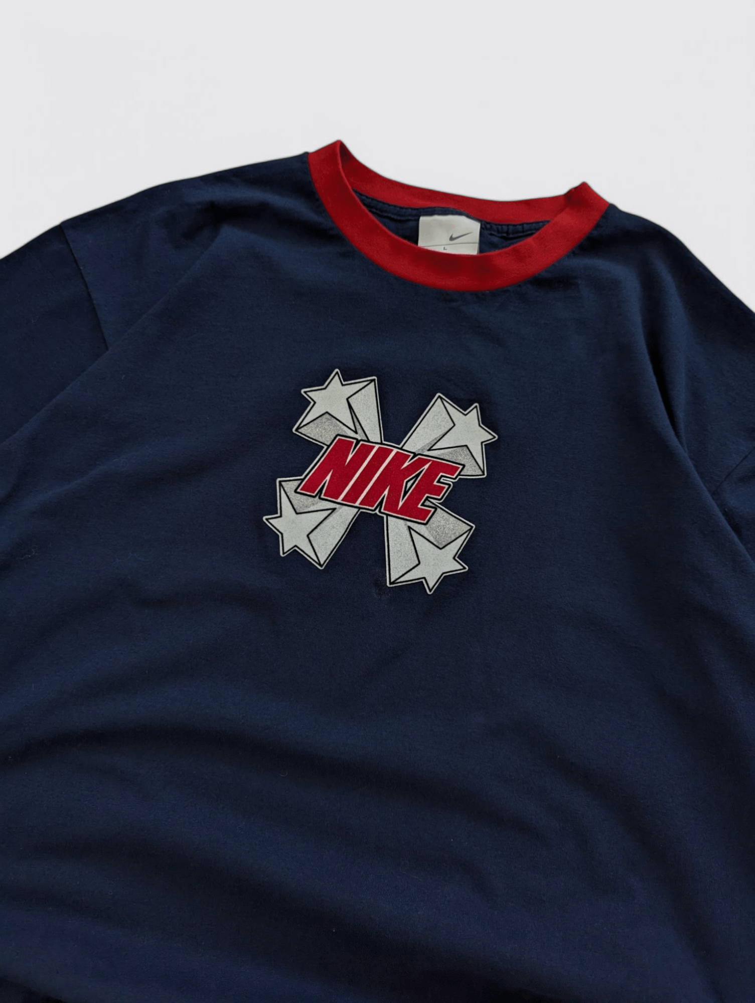 Nike Nike Vintage 90s Big Logo TShirt Size US L / EU 52-54 / 3 - 4 Thumbnail