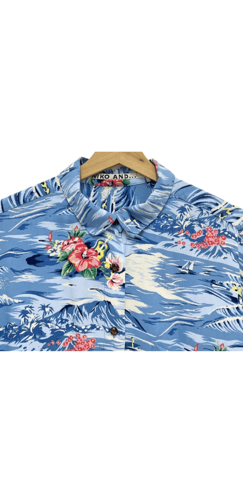 Japanese Brand Niko and.. Hawaiian Shirt Rayon Size US L / EU 52-54 / 3 - 3 Thumbnail