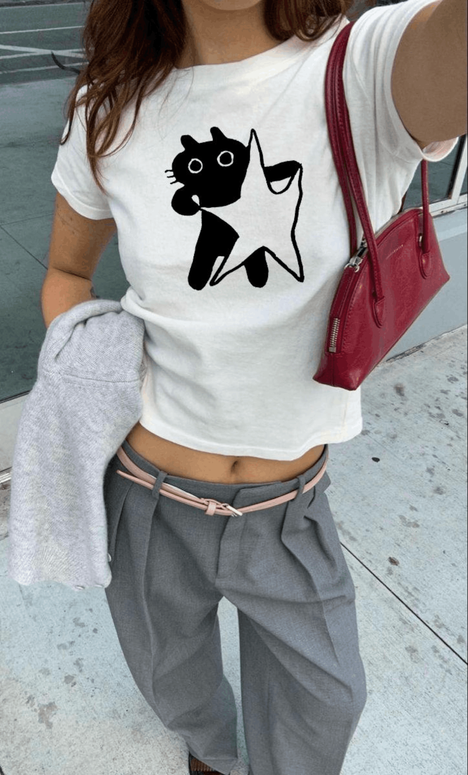 Other Y2K Star Cat Shirt Size S / US 4 / IT 40 - 1 Thumbnail