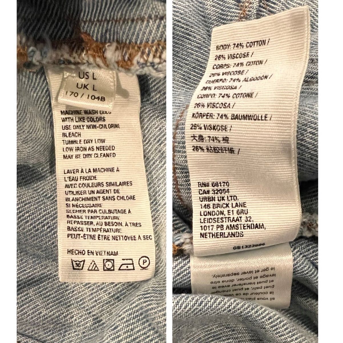Free People FREE PEOPLE Chain Of Command Denim Minidress Size Large Size L / US 10 / IT 46 - 8 Thumbnail