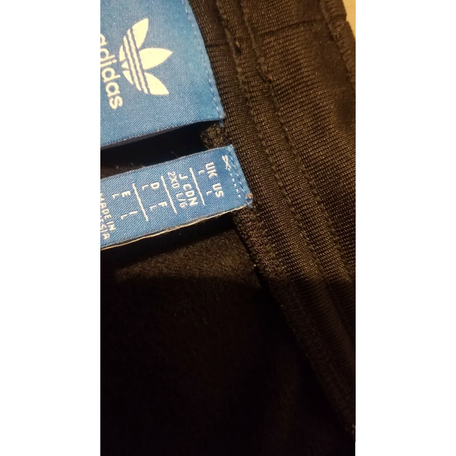 Adidas adidas Pants L Large Black Athletic Jogger Men Size US 33 - 7 Thumbnail