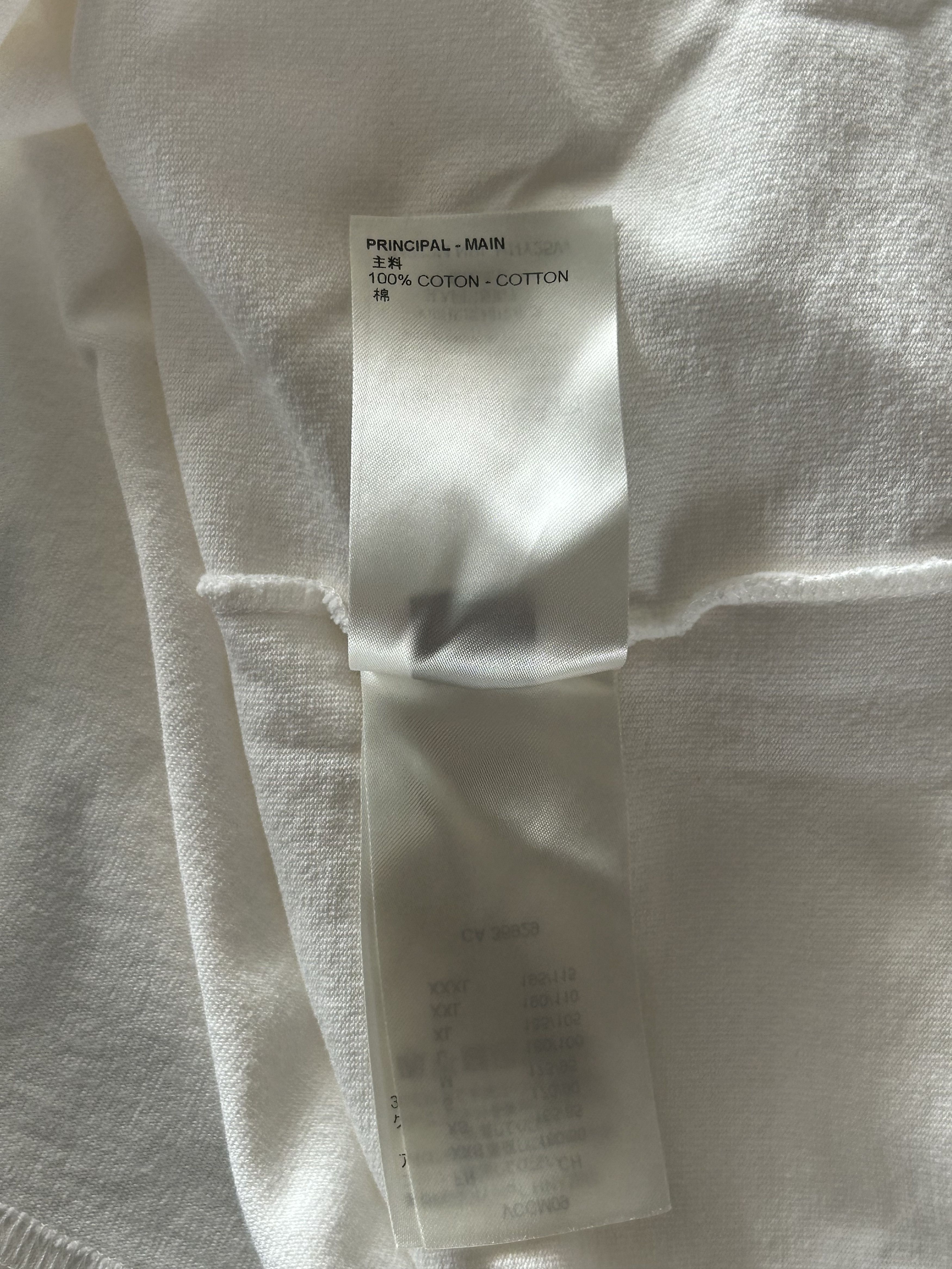 Louis Vuitton Louis Vuitton White Graffiti Logo Embroidered T-Shirt Size US XXL / EU 58 / 5 - 5 Thumbnail