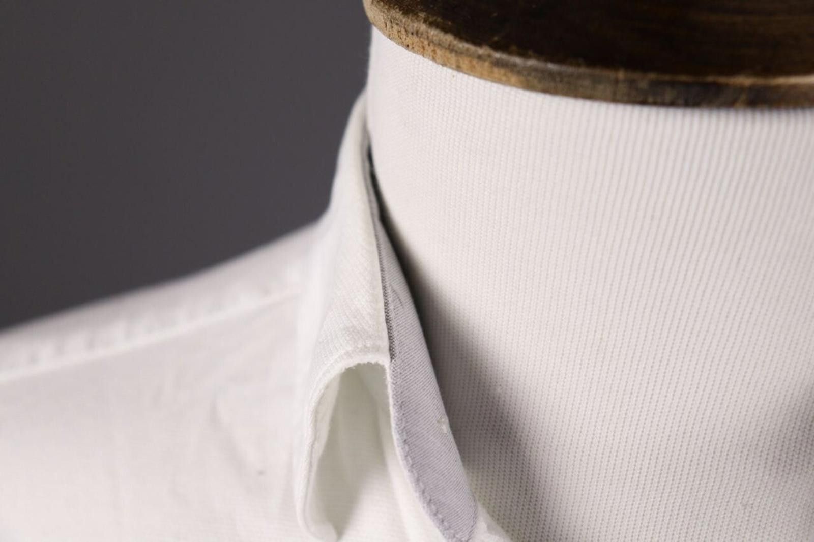 Designer Hackett London Slim Fit White Button Down Shirt Size S Size US S / EU 44-46 / 1 - 5 Thumbnail