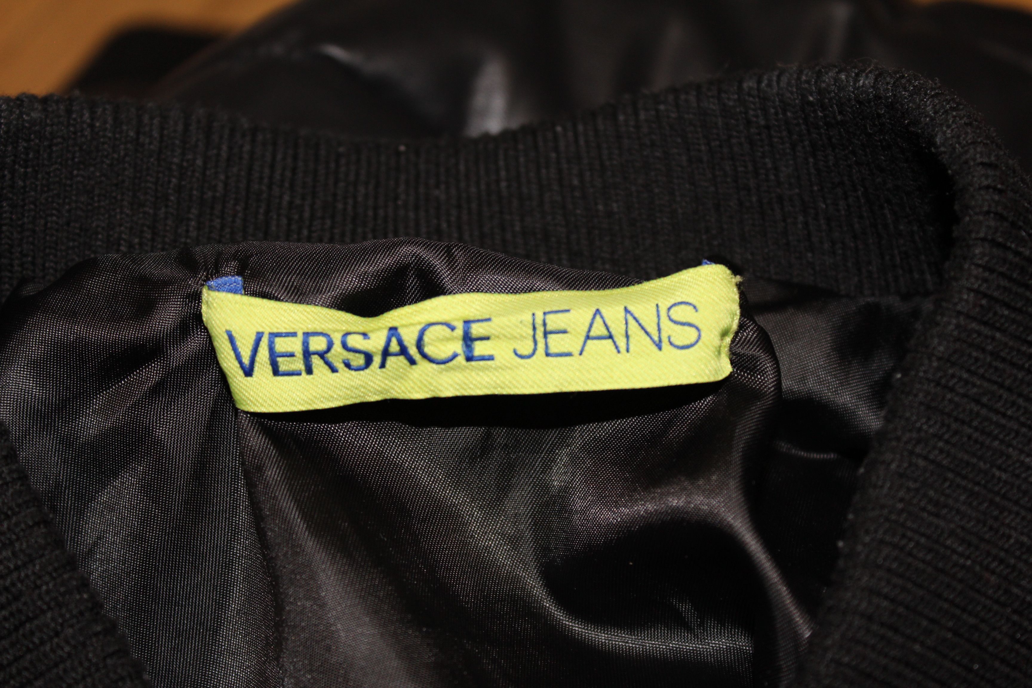Versace Men's Versace Jeans Black Bomber Jacket Size M Size US M / EU 48-50 / 2 - 7 Thumbnail
