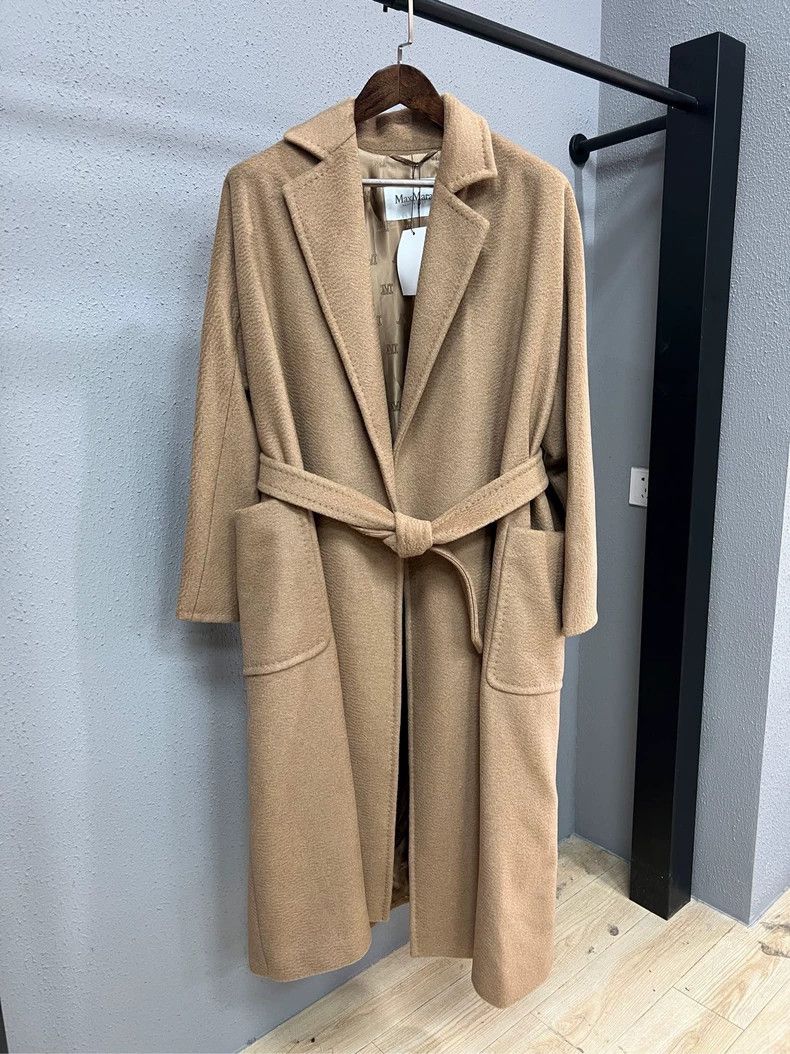Max Mara Max Mara Camel coat Size L / US 10 / IT 46 - 1 Thumbnail