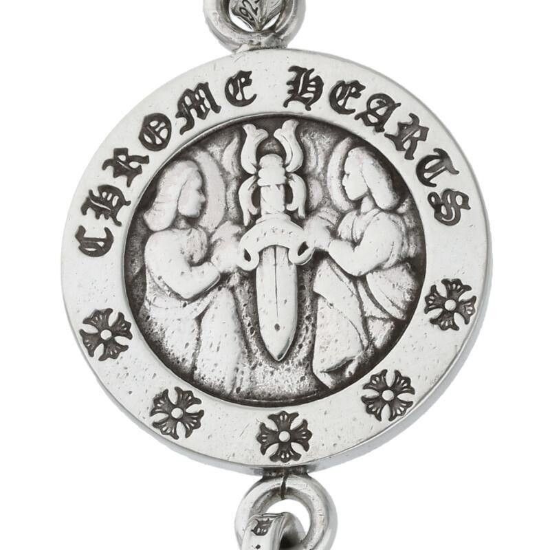 Chrome Hearts Angel Medal Silver Necklace