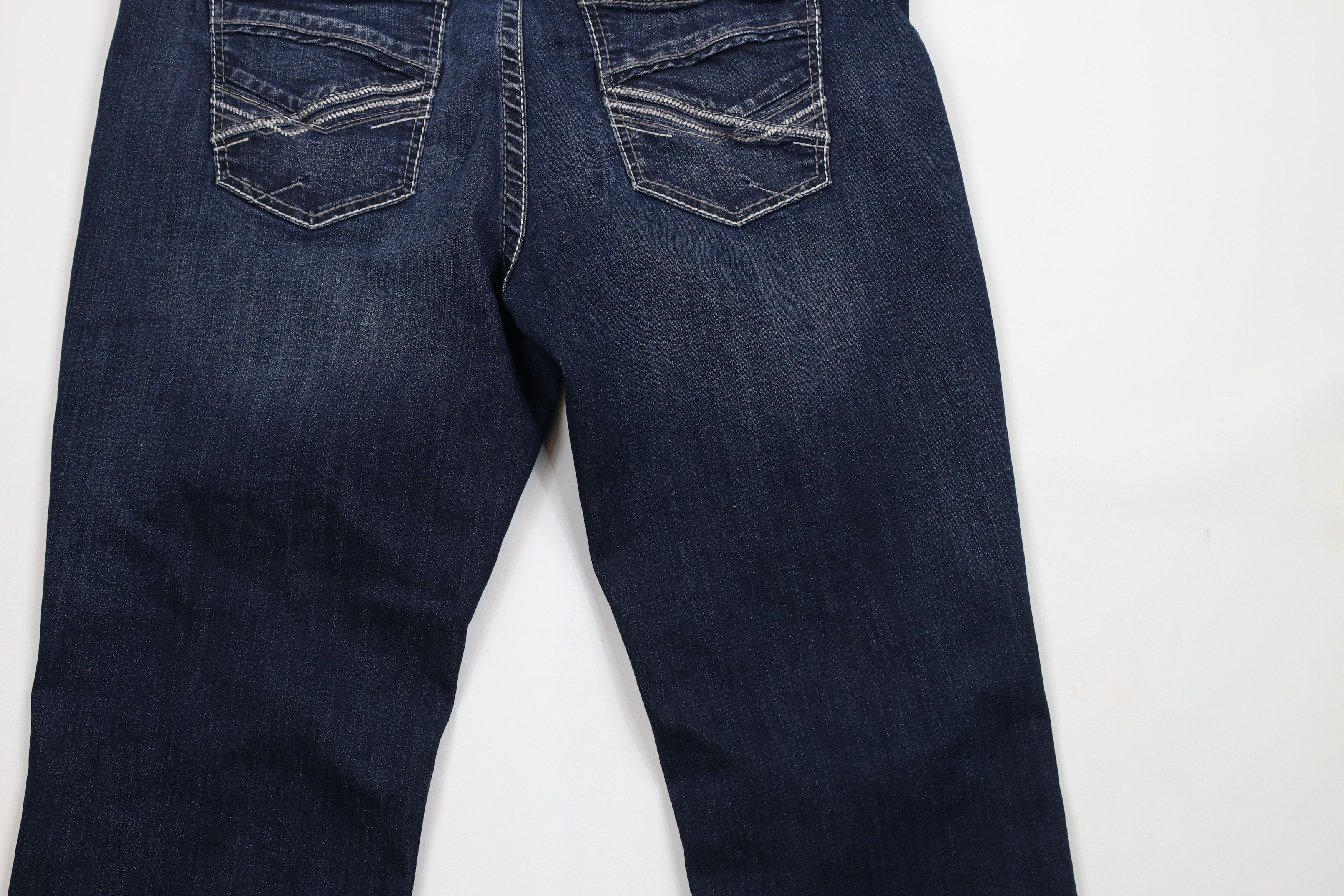 BKE × Vintage Buckle BKE Tyler Stretch Straight Leg Denim Jeans Blue Size US 38 / EU 54 - 10 Thumbnail