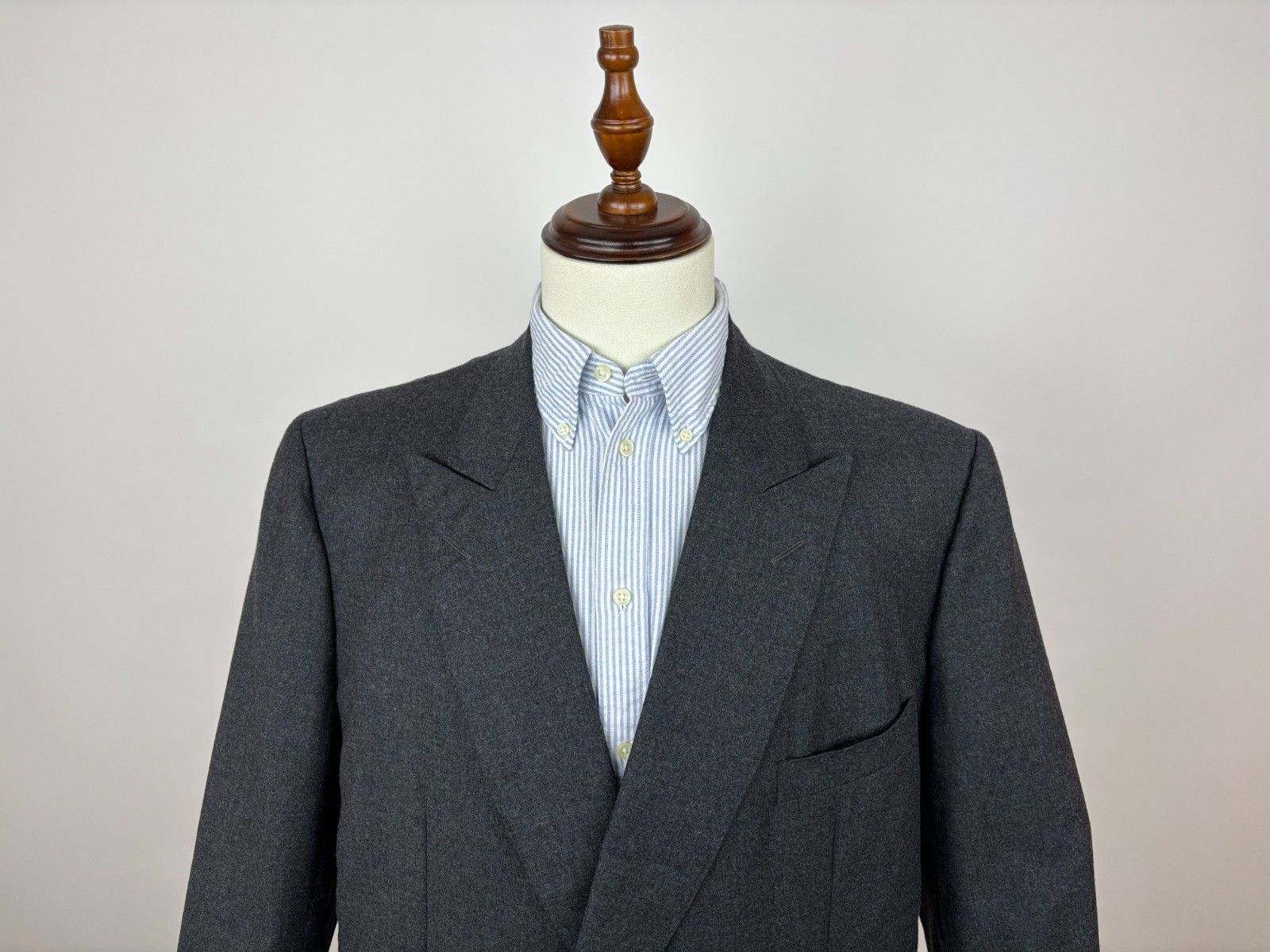 Ermenegildo Zegna VTG Ermenegildo Zegna Wool Cashmere Double Breasted Blazer Size 48R - 4 Thumbnail