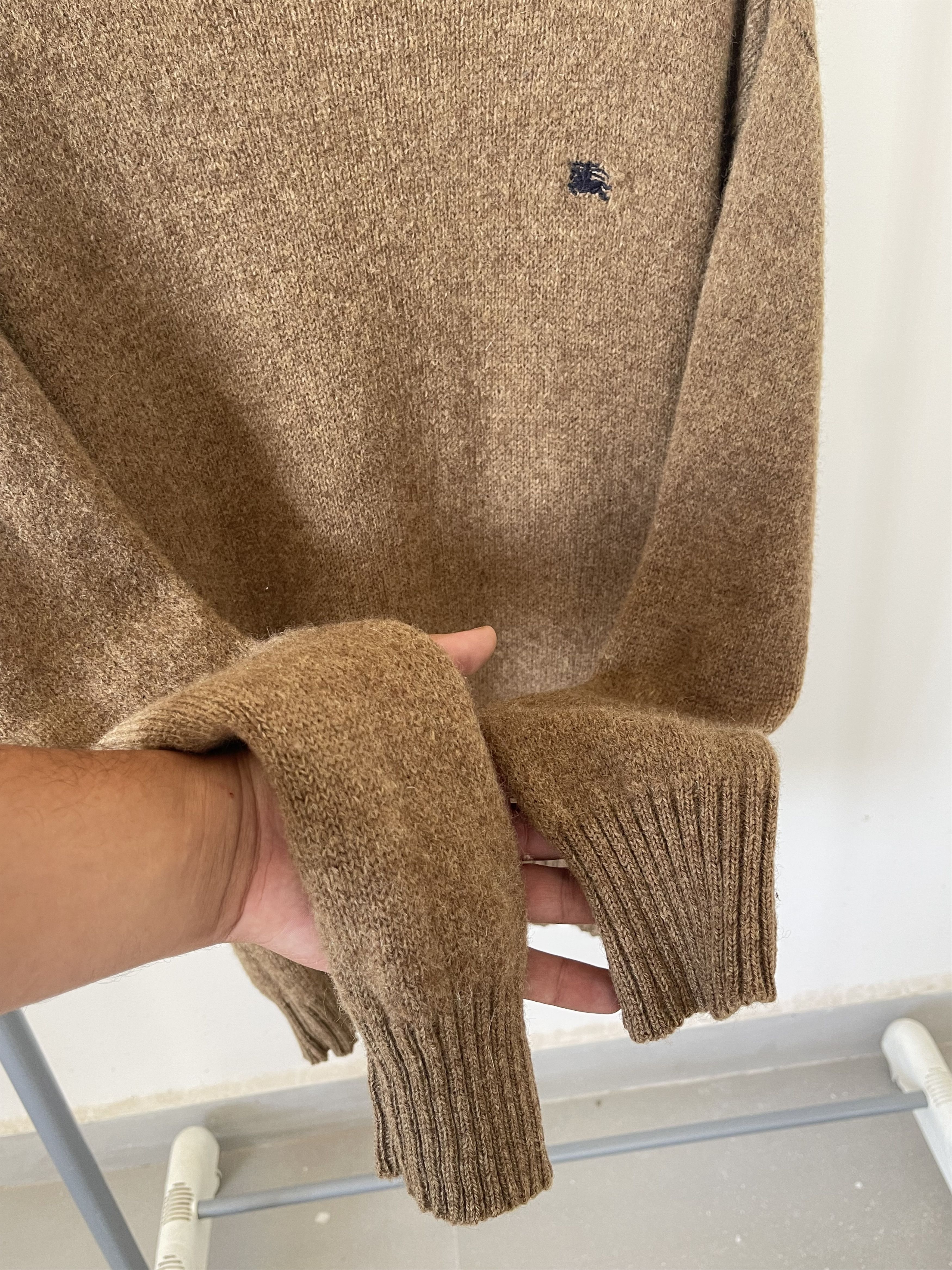 Burberry 🔥Burberry knitted heavy wool jumper sweater camel size M Size US M / EU 48-50 / 2 - 5 Thumbnail