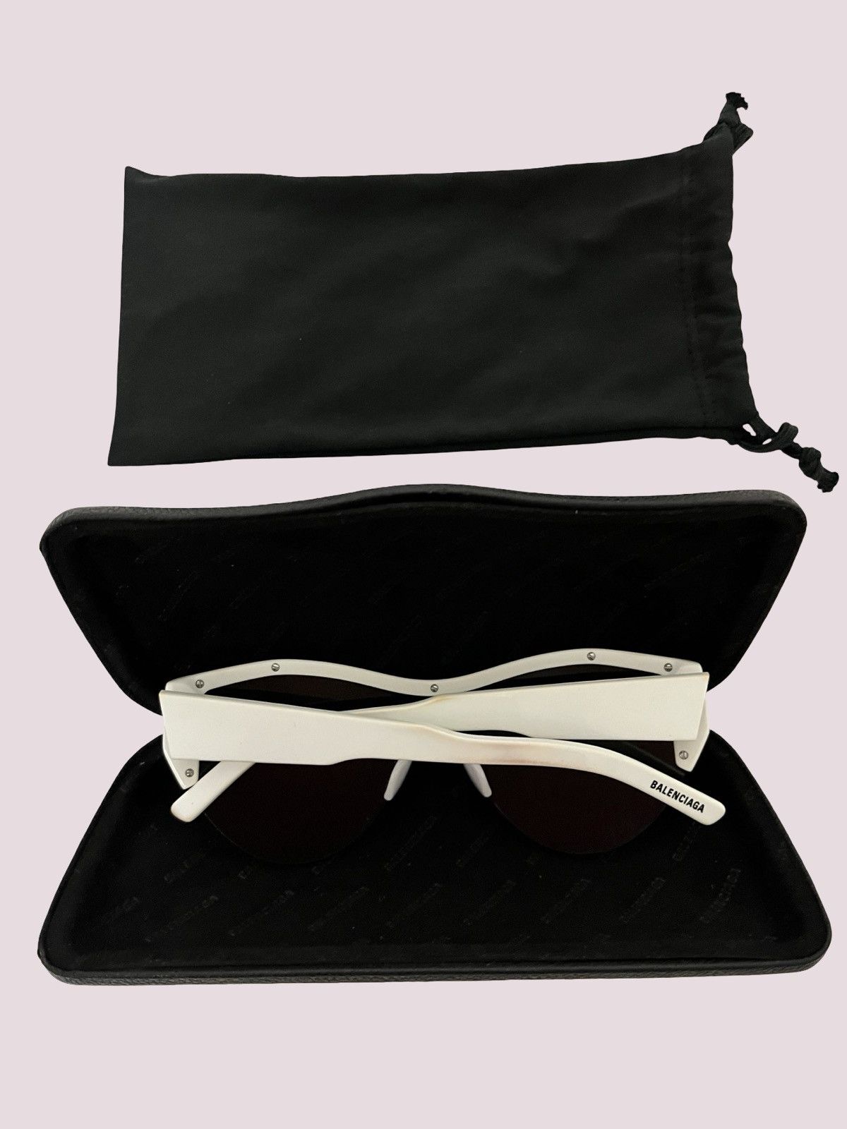 Balenciaga Mirrored Shield Sunglasses Size ONE SIZE - 4 Thumbnail