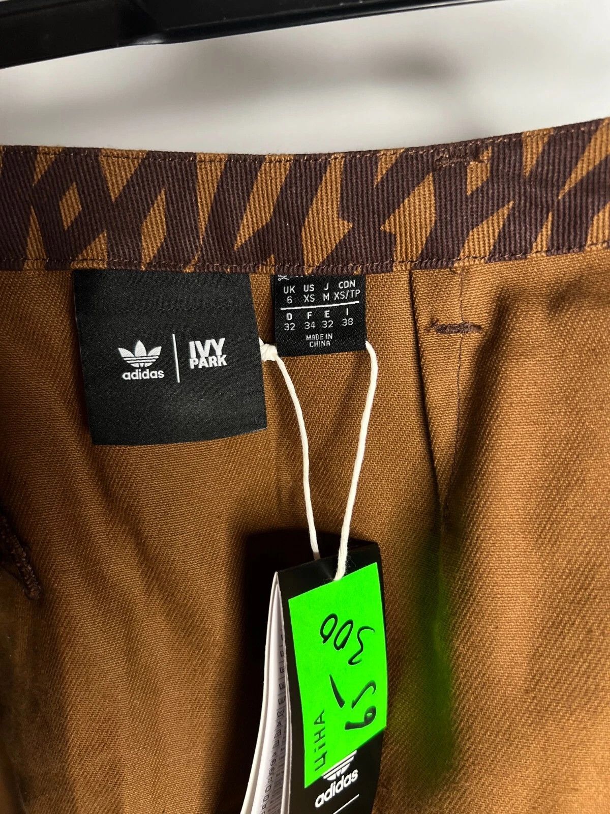 Adidas × Ivy Park Ivy Park X Adidas Monogram Jeans Short Skirt Wild Brown Size 26" / US 2 / IT 38 - 10 Thumbnail