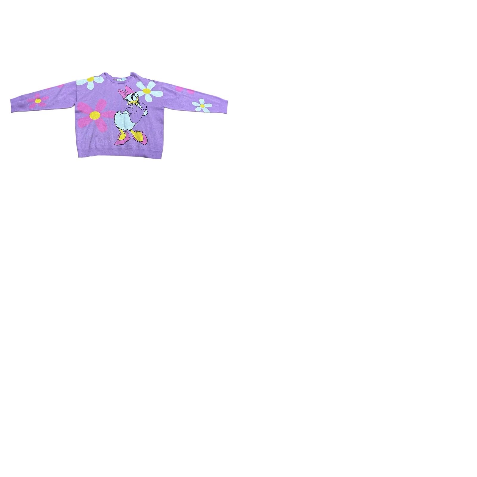 Disney DISNEYLAND Daisy Duck Knit Sweater Women's 1XL BNWT Purple Pullover Cardigan? Size XL / US 12-14 / IT 48-50 - 11 Thumbnail