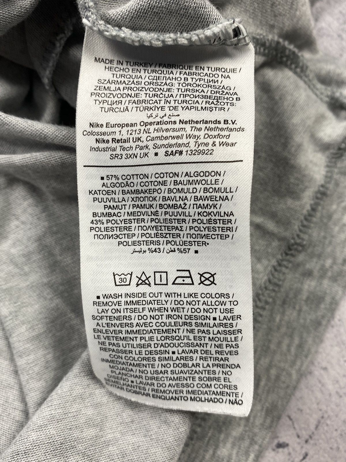 Nike Nike Cry Now Laugh Later Dri Fit Humor Tee Size US L / EU 52-54 / 3 - 8 Thumbnail