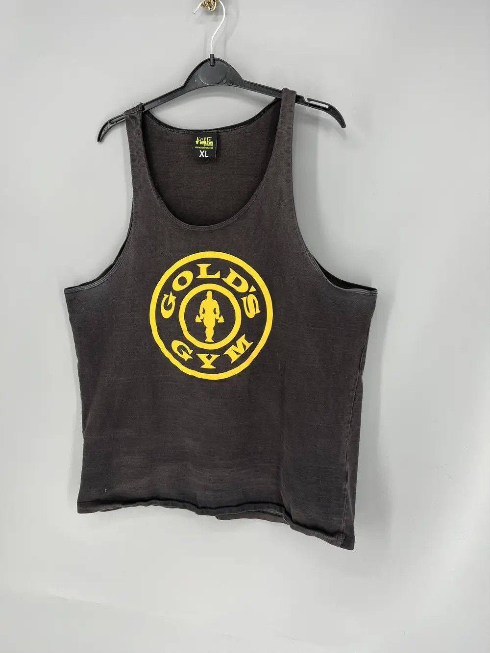 Sports Specialties Vintage 90s Gold’s Gym Red Tank Top Workout Promo Size US M / EU 48-50 / 2 - 3 Thumbnail