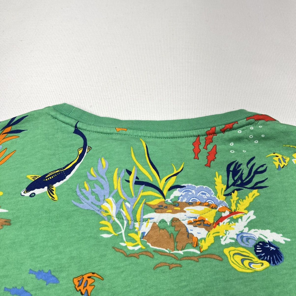 Polo Ralph Lauren Polo Ralph Lauren Tee Shirt Green Underwater Bear Fish Size US XXL / EU 58 / 5 - 16 Thumbnail