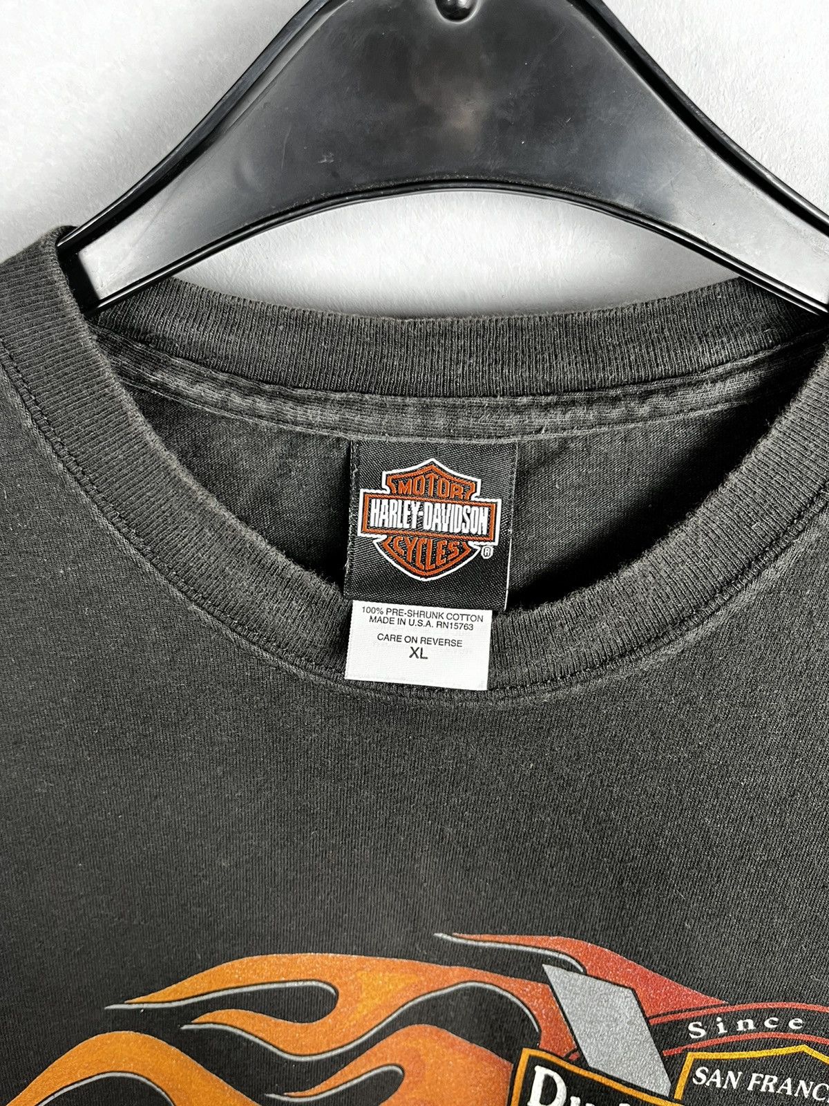 Harley Davidson × Vintage Harley Davidson San Francisco T-shirt USA vintage Size US XL / EU 56 / 4 - 3 Thumbnail