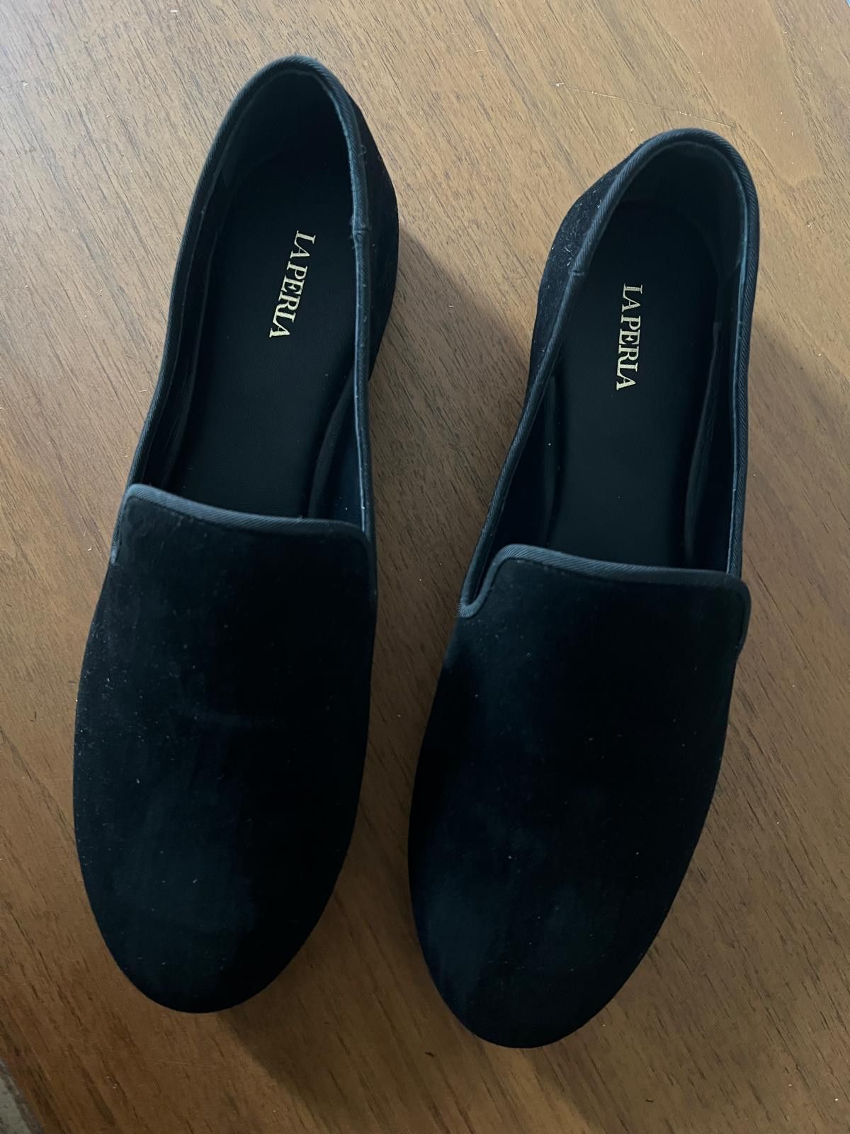 Giuseppe Zanotti La Perla Black Suede Loafers Giuseppe Zanotti x La Perla Size US 8.5 / EU 41-42 - 1 Thumbnail