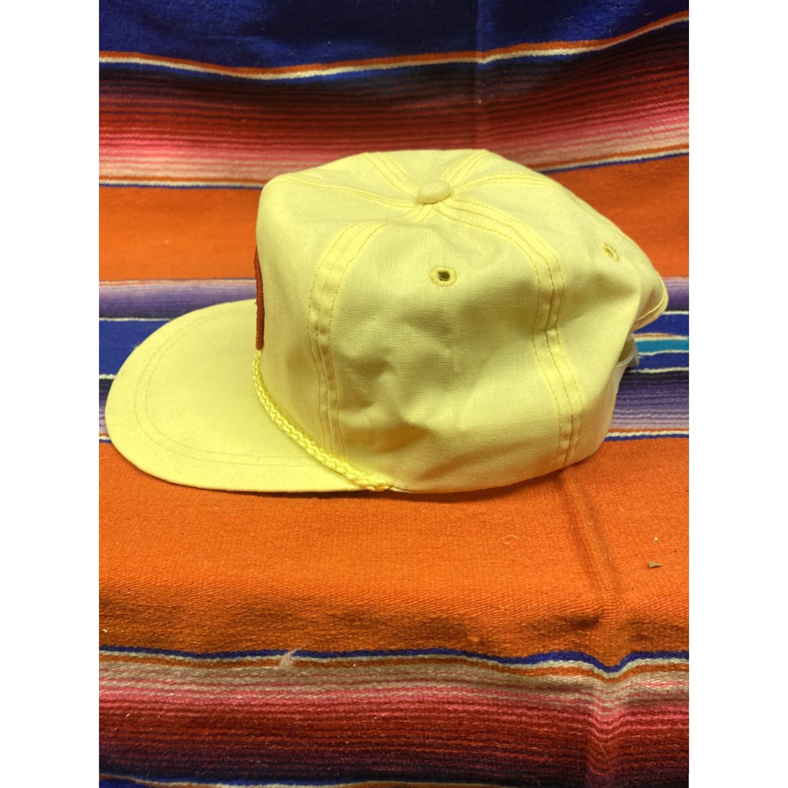 Vintage VINTAGE K-Brand Leather Strap Back Rope Brim PCS Patch Hat Made in USA Size ONE SIZE - 2 Thumbnail