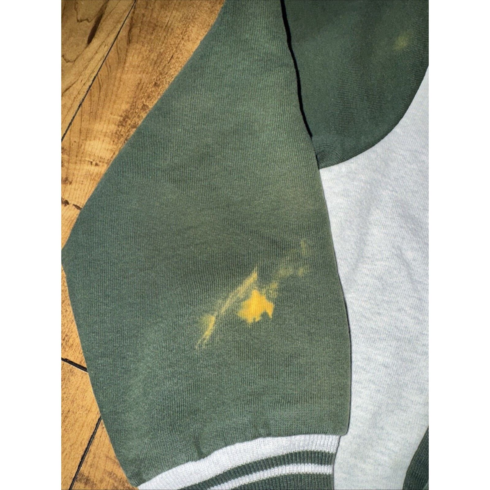 Fruit Of The Loom × Vintage Fruit Of The Loom Letterman Jacket Cotten Sweater 22x23 Size US M / EU 48-50 / 2 - 2 Thumbnail
