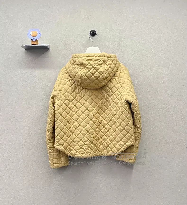 Hermes Hermes Solid Color, Zipper Closure, Diamond Quilted, 100% Size XS / US 0-2 / IT 36-38 - 3 Thumbnail