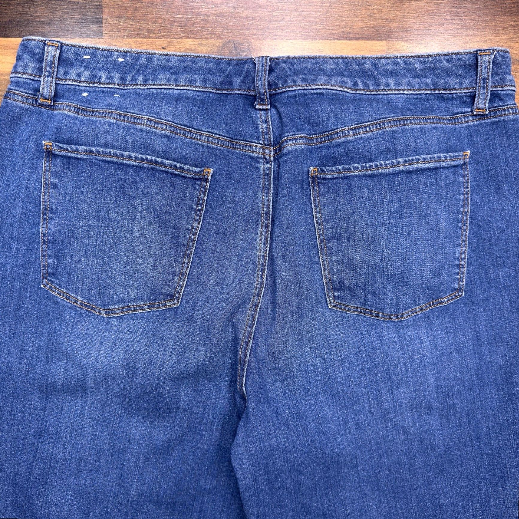 Talbots Talbots Jeans Womens 18 High Rise Stretch Cropped 5-Pocket Denim Blue Size 40" / US 18 - 6 Thumbnail