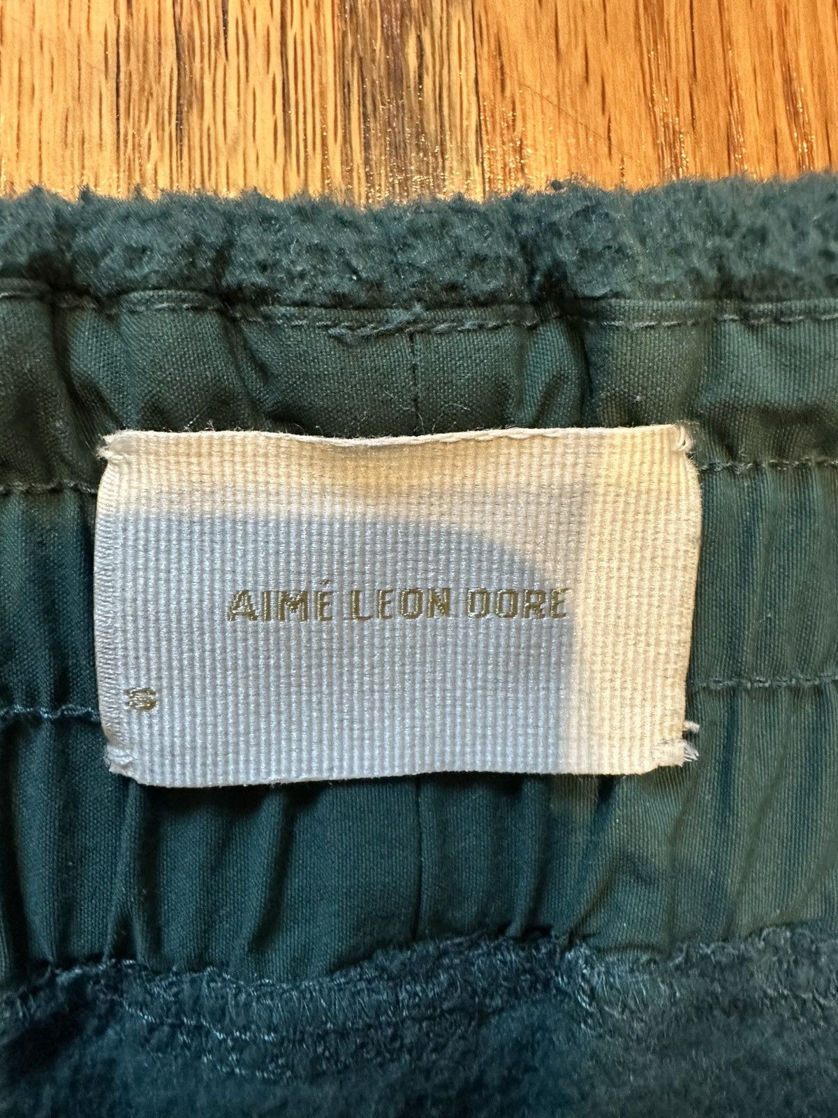Aime Leon Dore ALD Aime Leon Dore Dark/Forest Green Fleece Pants Size US 29 - 2 Thumbnail