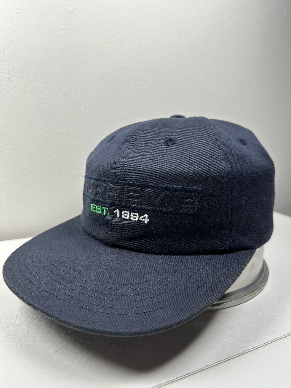 Supreme Supreme Embossed Logo 6-Panel Cap Hat Size ONE SIZE - 4 Thumbnail