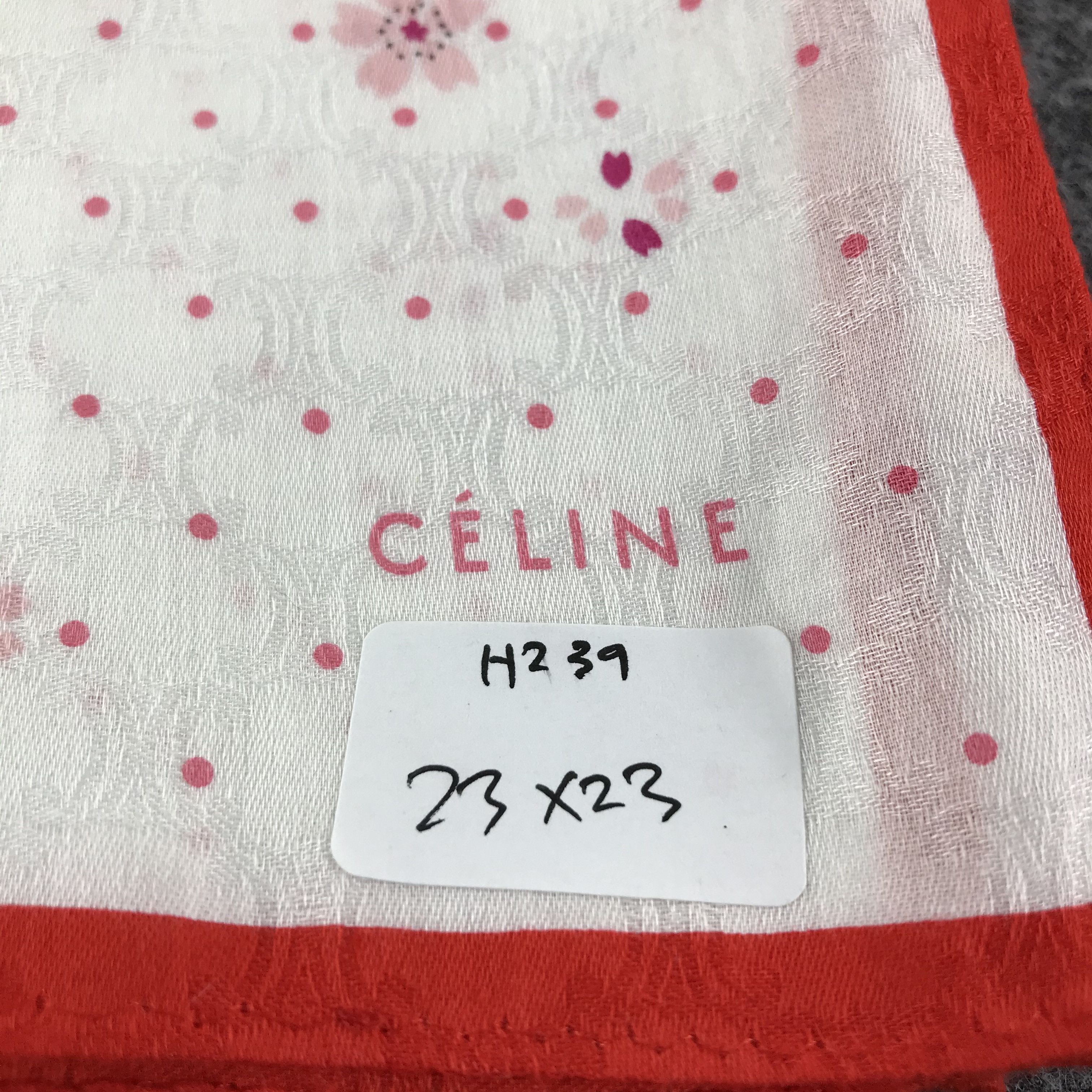 Celine Celine Handkerchief Neckerchief Bandana H239 Size ONE SIZE - 9 Thumbnail