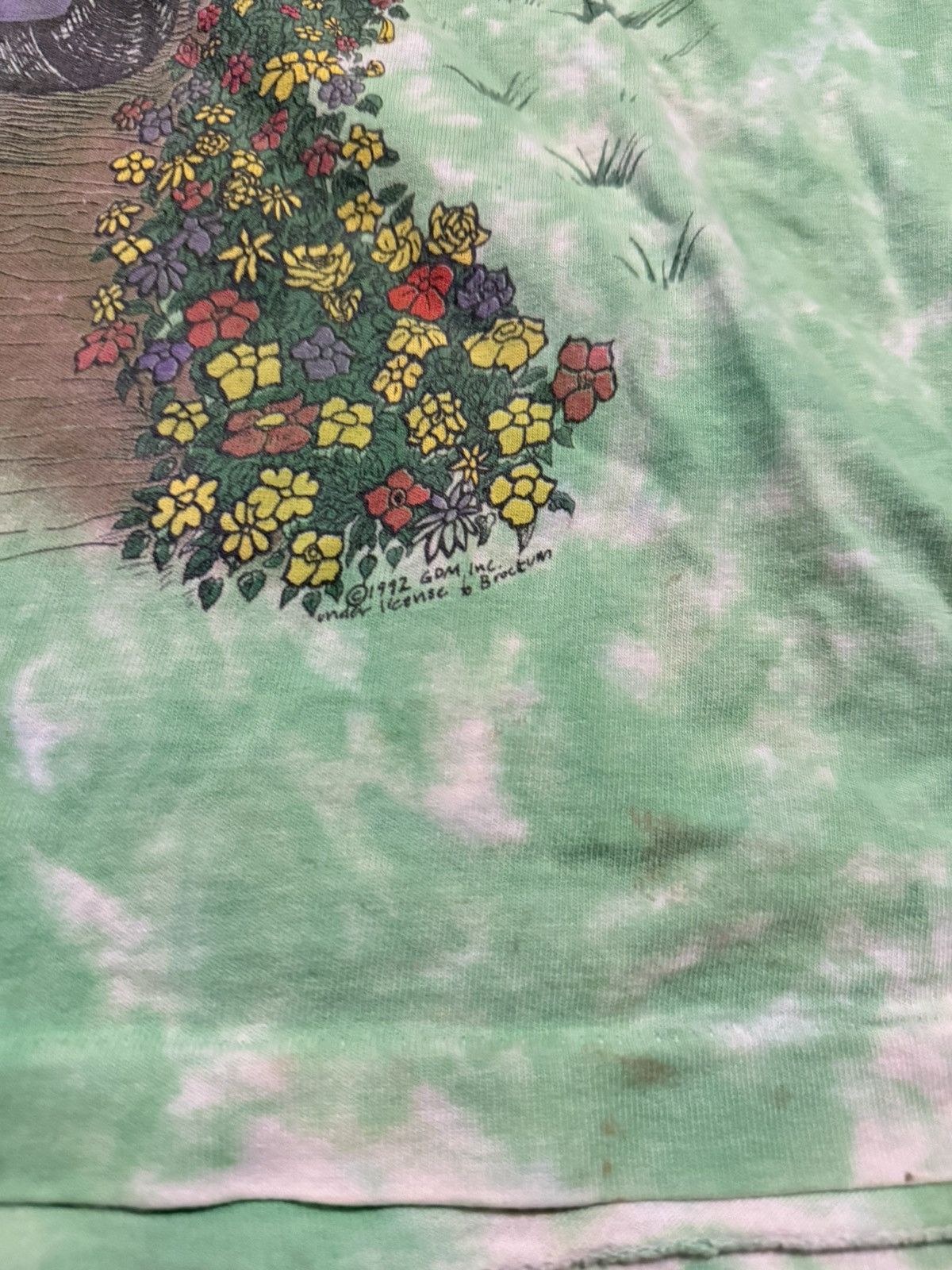 Liquid Blue Vintage 1992 Grateful Dead Spring Tour Single Stitch T Shirt Size US XL / EU 56 / 4 - 3 Thumbnail