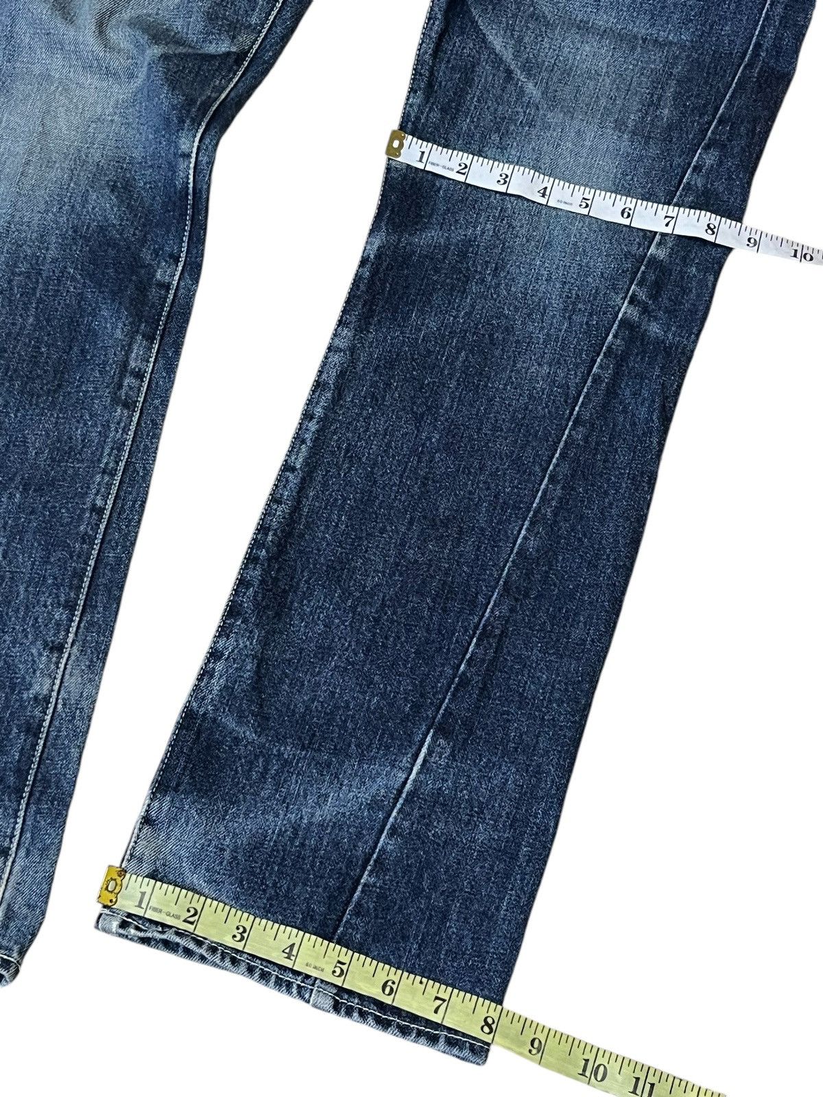 Japanese Brand SICK Y2K JAPANESE BRAND RASTA COLOUR JEANS MADE IN JAPAN Size US 32 / EU 48 - 14 Thumbnail