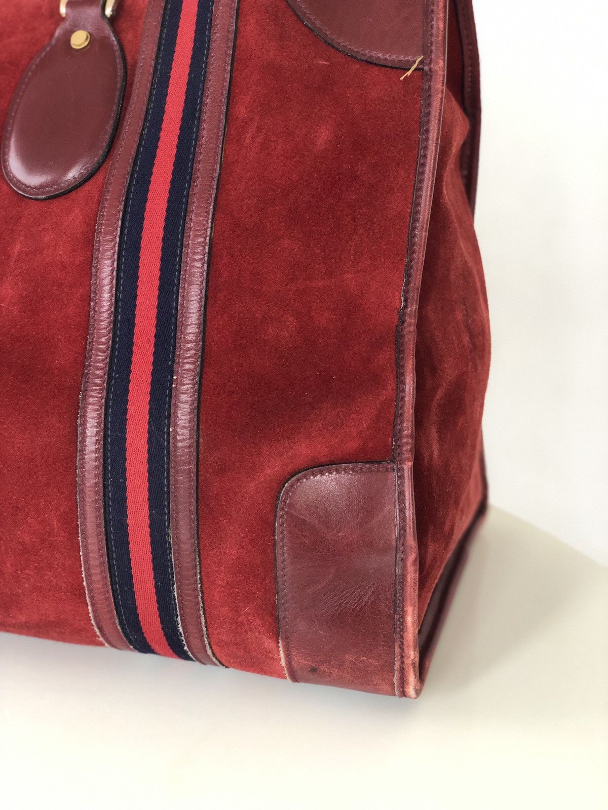 Gucci Vintage GUCCI suede duffle bag Size ONE SIZE - 2 Thumbnail