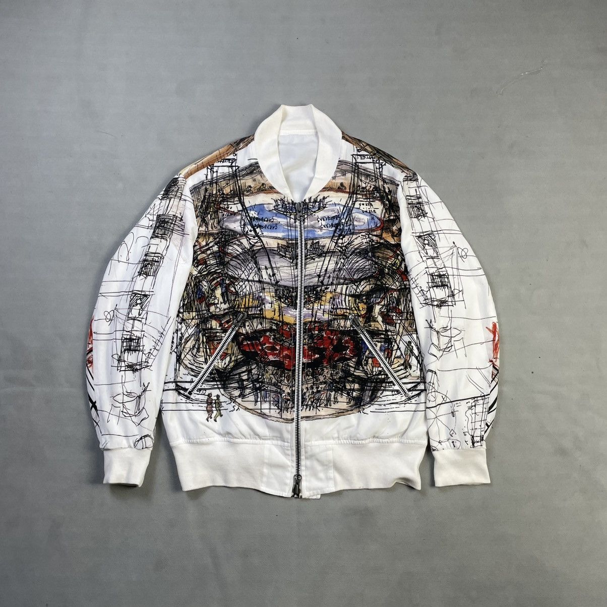 Angelos Frentzos ANGELOS FRENTOS S/S 15 SOUND PRINT JACKET Size US XS / EU 42 / 0 - 2 Thumbnail
