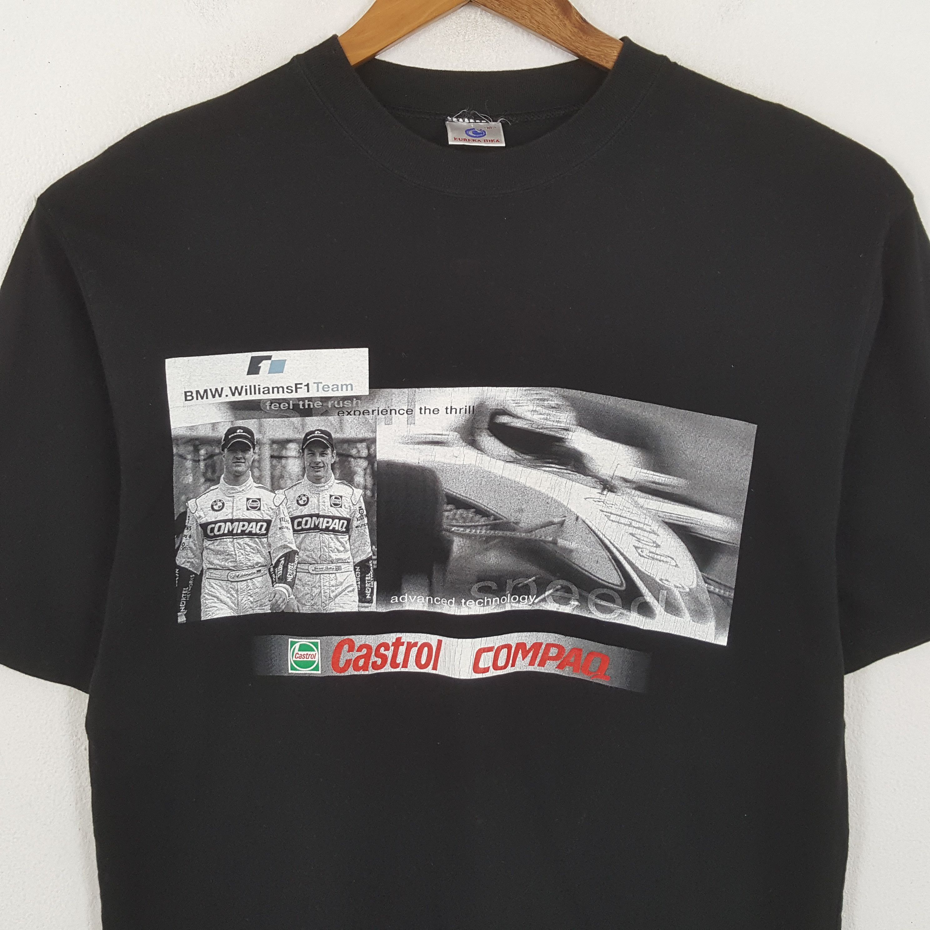 BMW × Vintage Vintage BMW WILLIAMS F1 Castro Racing Team T-Shirt Size US L / EU 52-54 / 3 - 2 Thumbnail