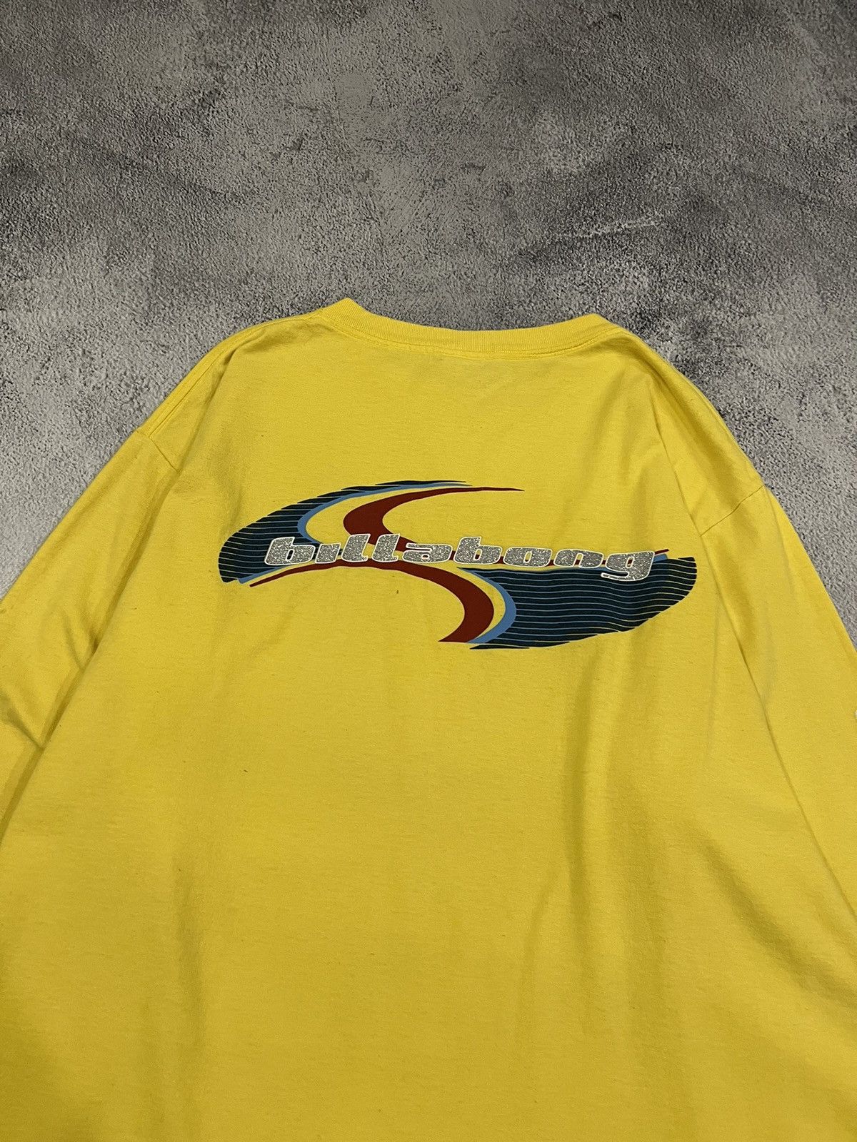 Billabong Vintage Y2k Billabong USA 💛 Faded Big Logo Long Sleeve 90’s Size US L / EU 52-54 / 3 - 11 Thumbnail