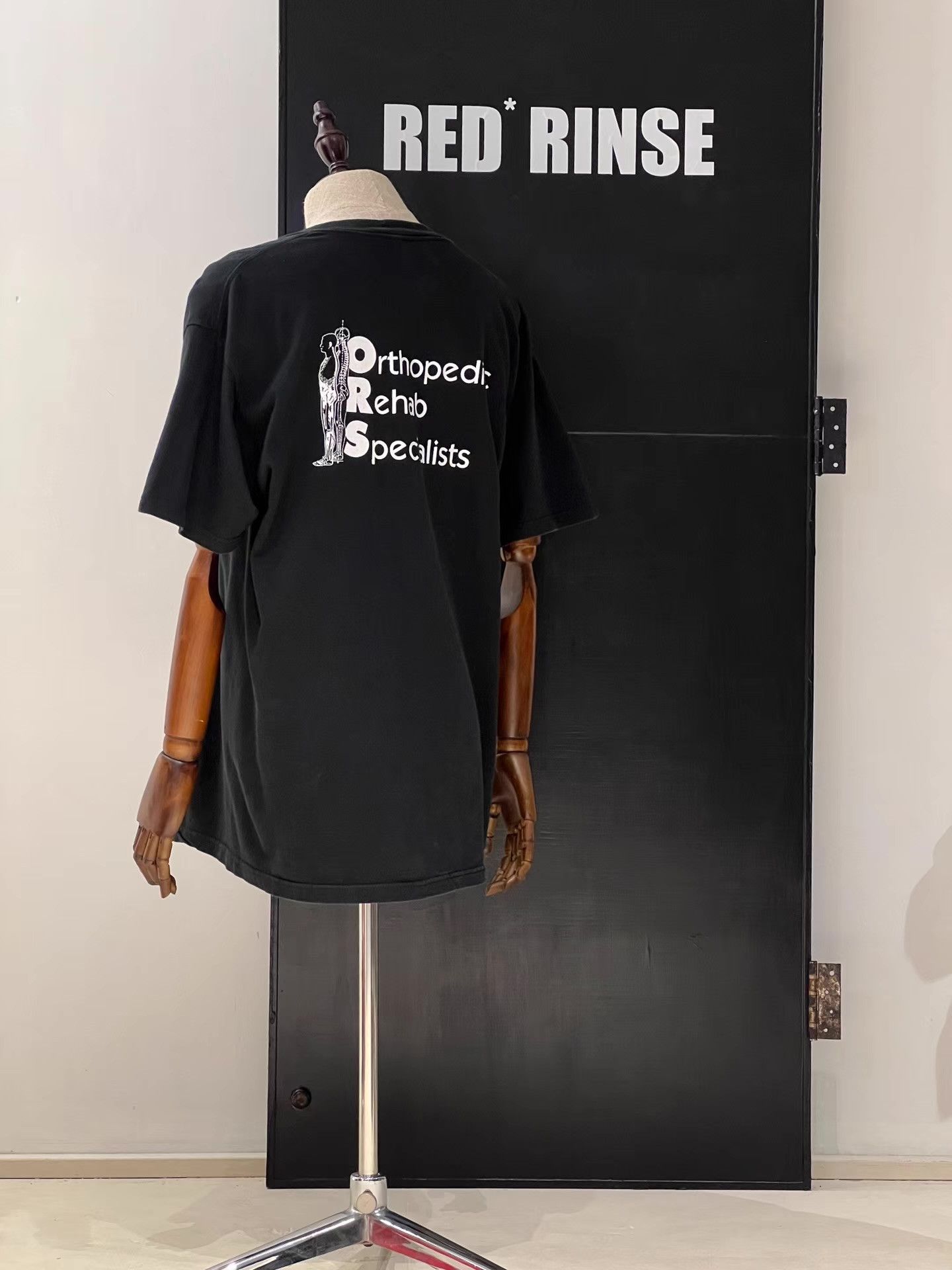 Vintage Vintage Slogan Short Sleeve T‑shirt ORS Skeleton Q13 Size US M / EU 48-50 / 2 - 6 Thumbnail