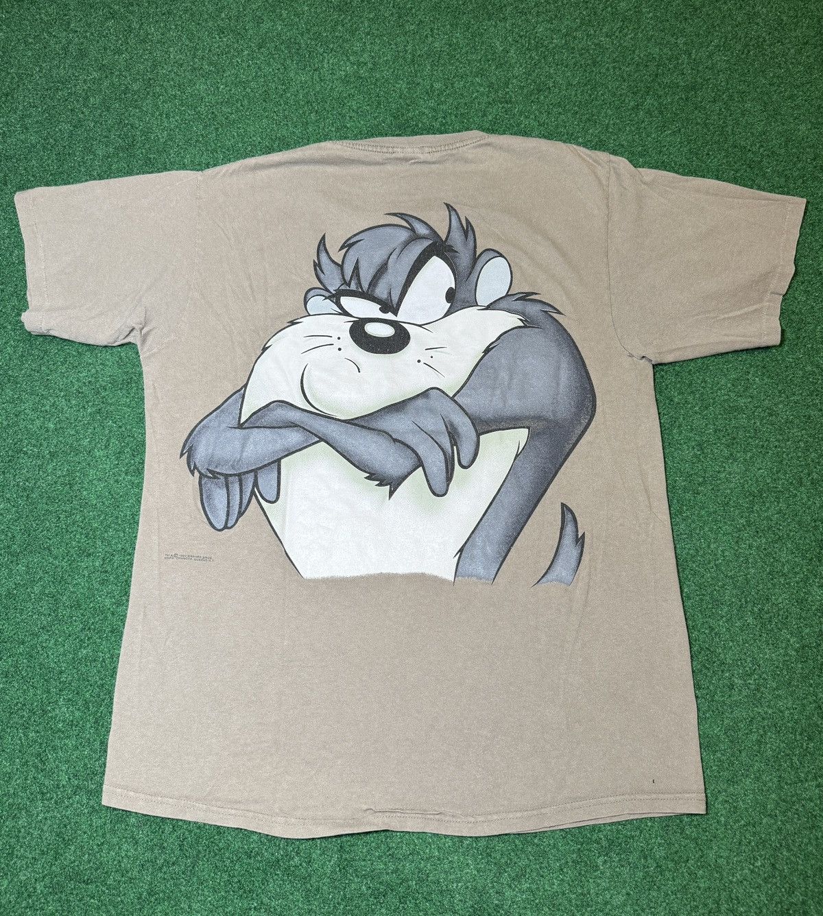 Changes × Vintage 90s Taz Wear Wu Wear Tasmanian Devil Looney Tunes T Shirt Size US L / EU 52-54 / 3 - 3 Thumbnail